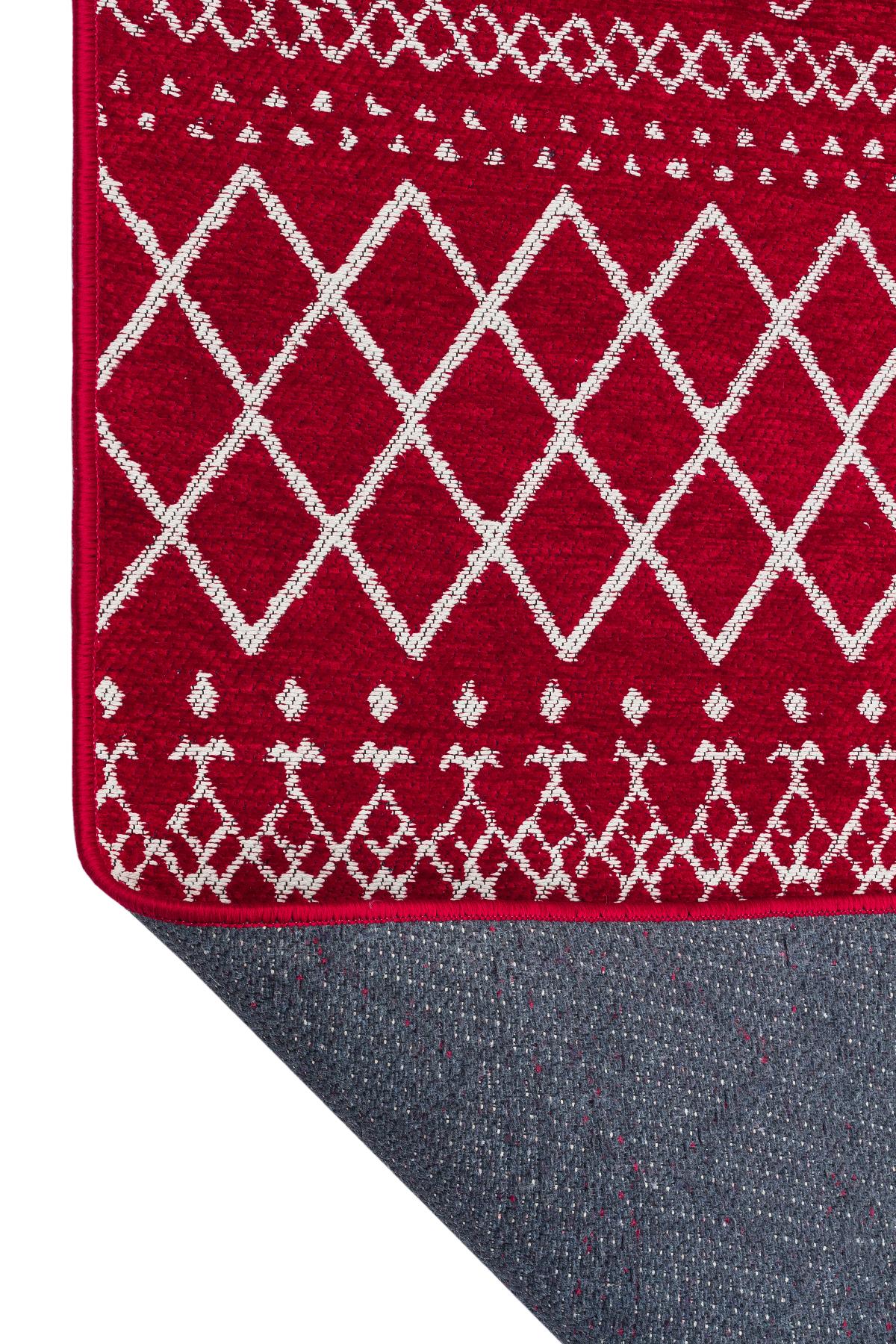 Üsküp Kilim Halı - Bordo-Ekru