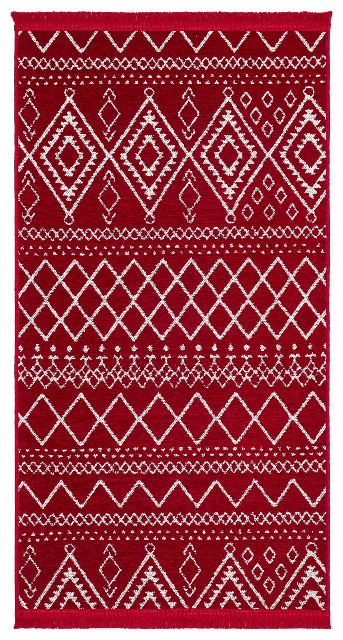 Üsküp Kilim Halı - Bordo-Ekru