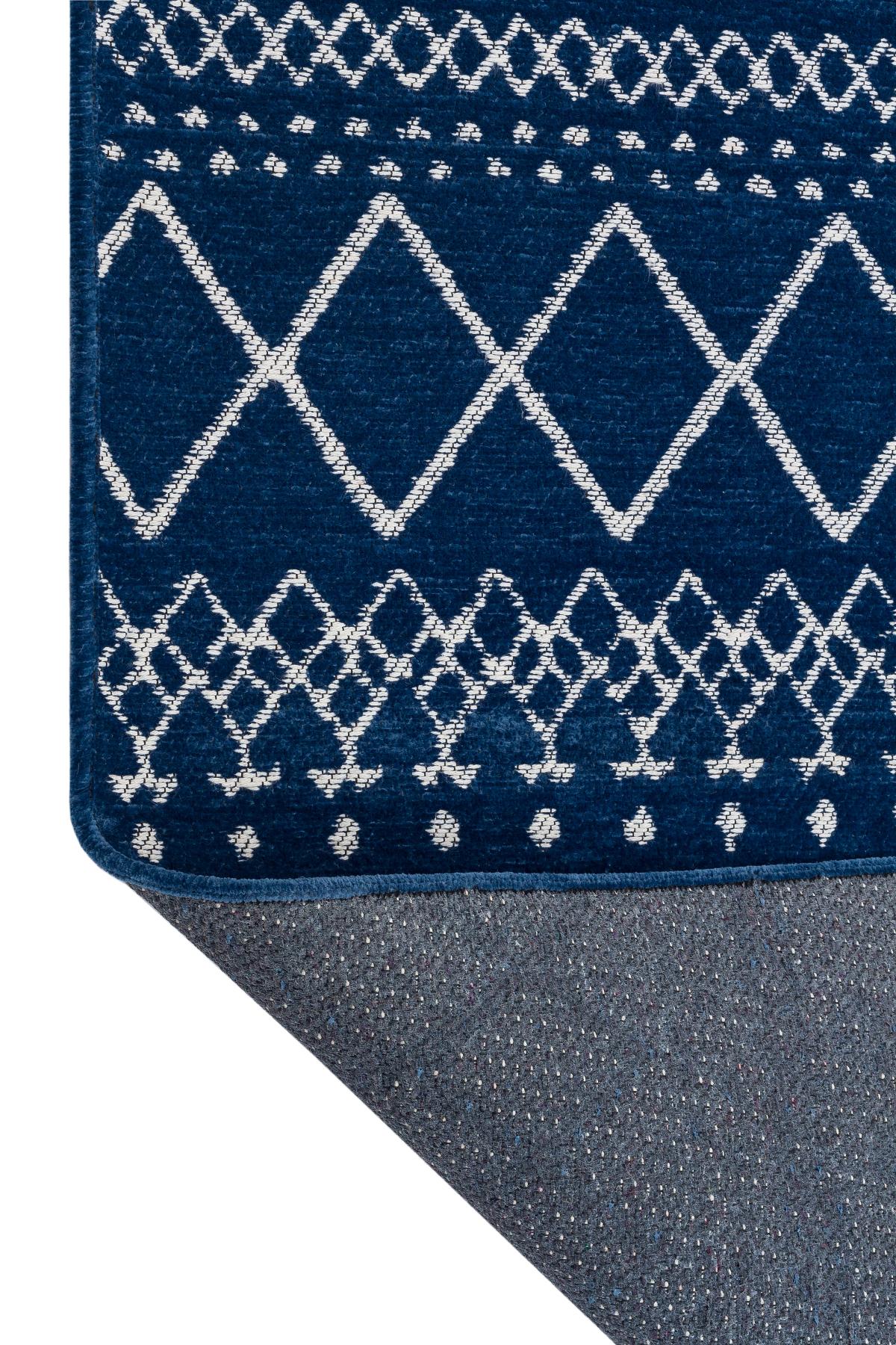 Üsküp Kilim Halı - Mavi-Ekru