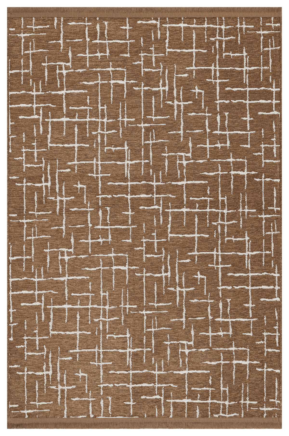 Kapadokya Kilim Halı - Kahve-Ekru