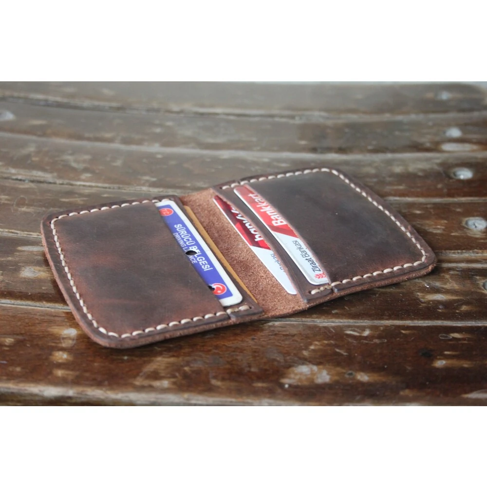 4 GÖZLÜ DERİ KARTLIK