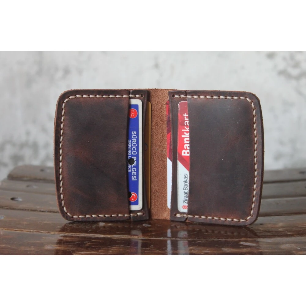 4 GÖZLÜ DERİ KARTLIK