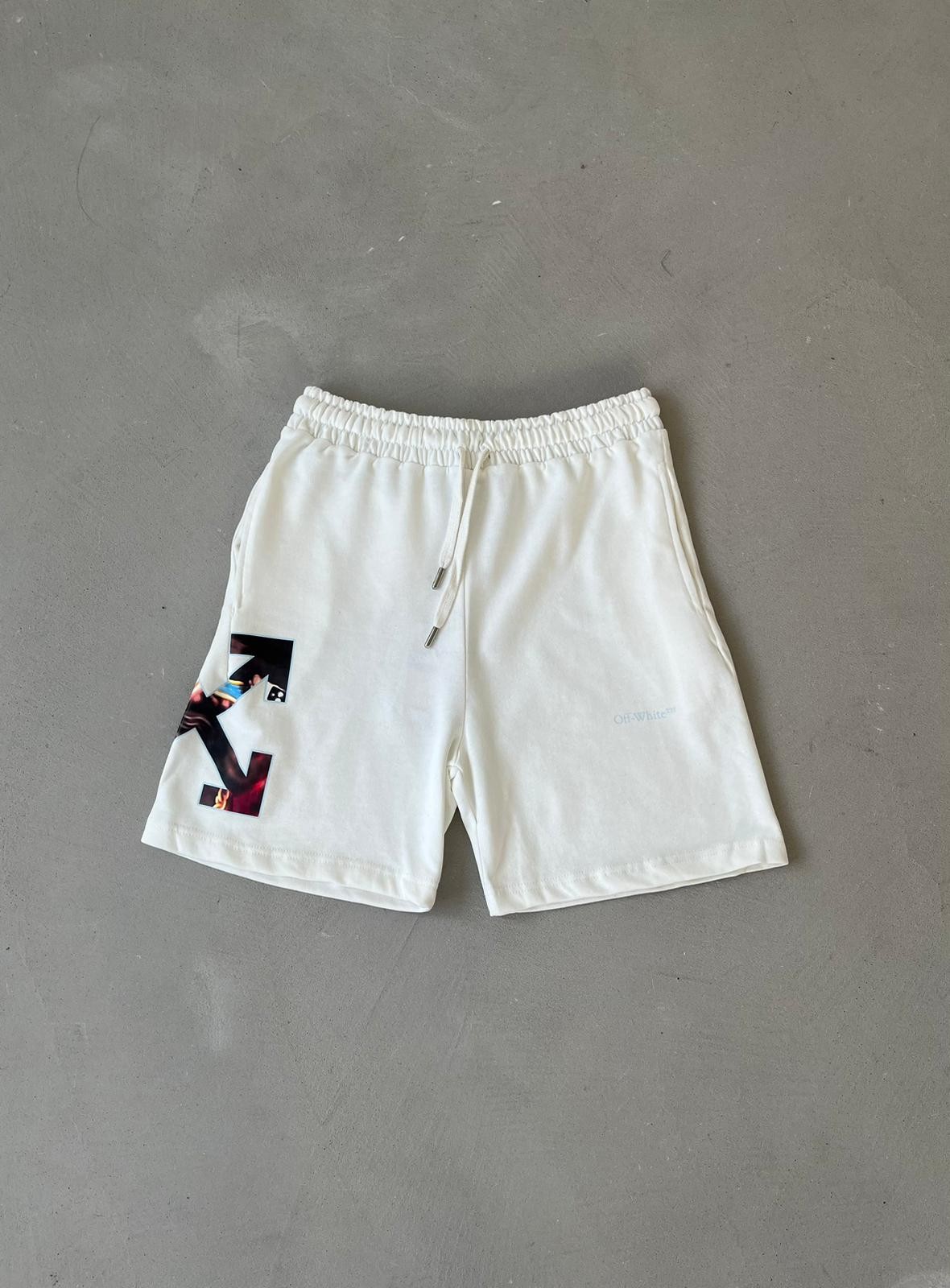 Off White Şort - Beyaz