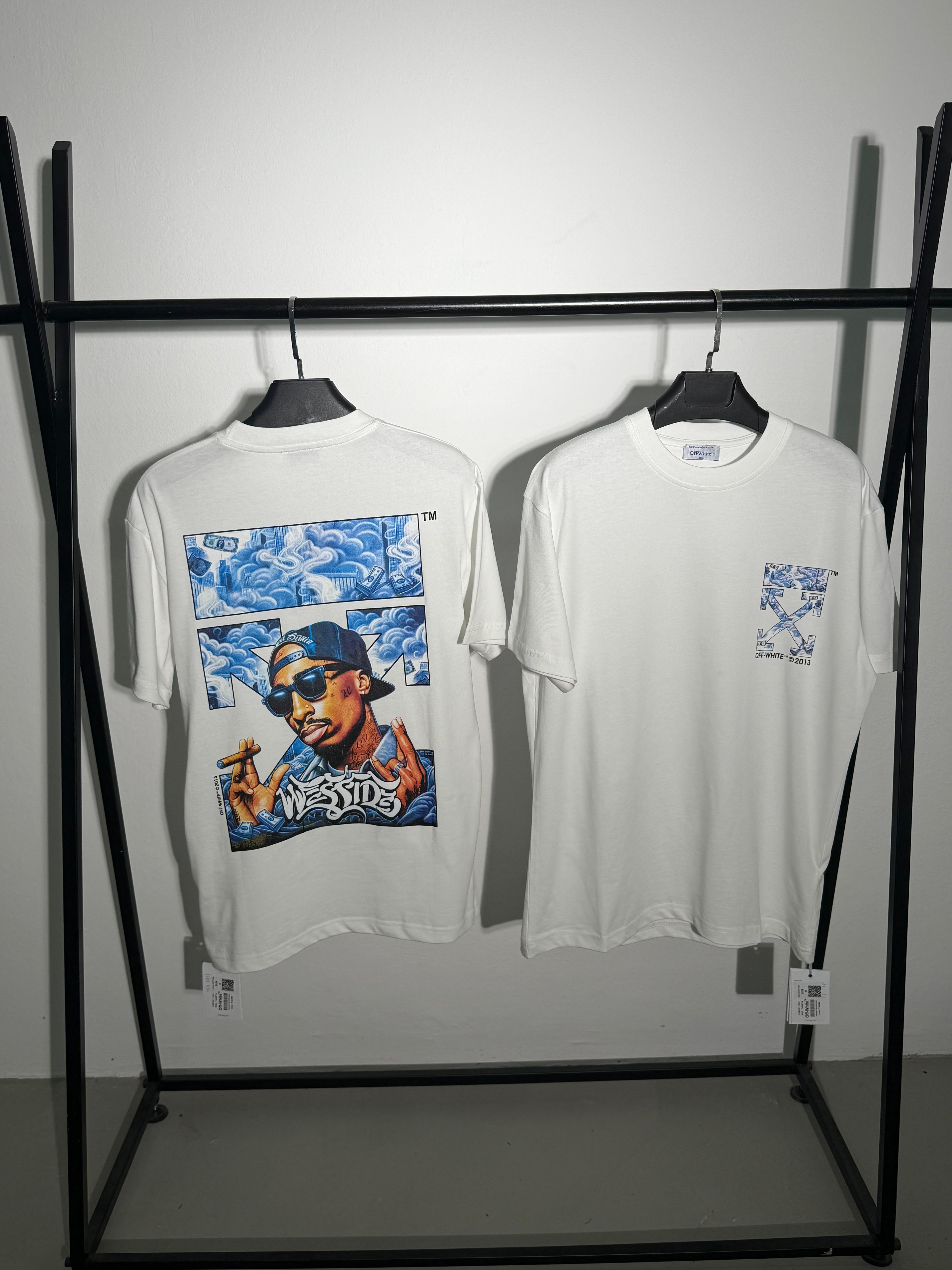 Off White 2PAC WestSide Tişört