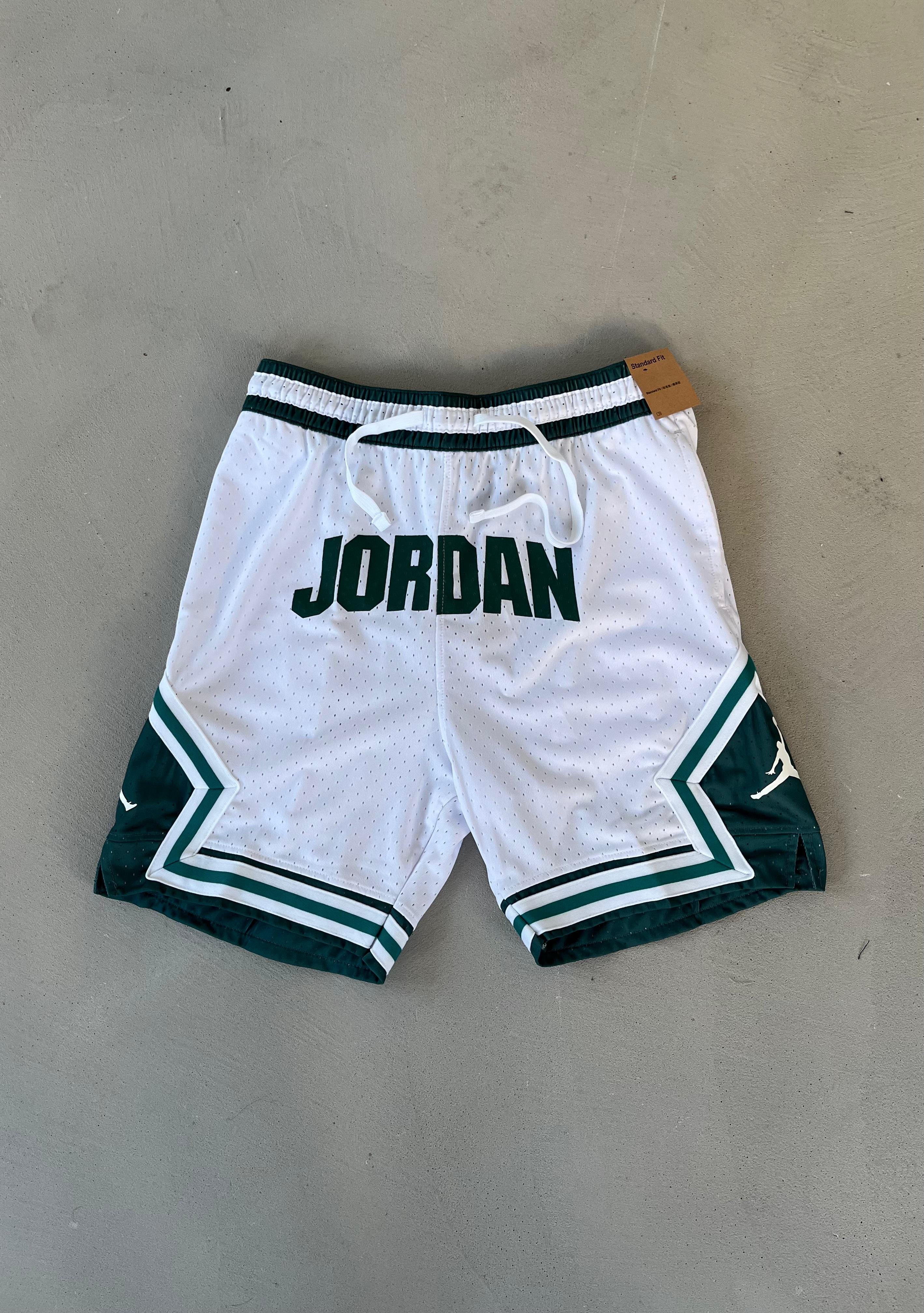Jordan Diamond Şort - Yeşil Jordan Yazı Detaylı