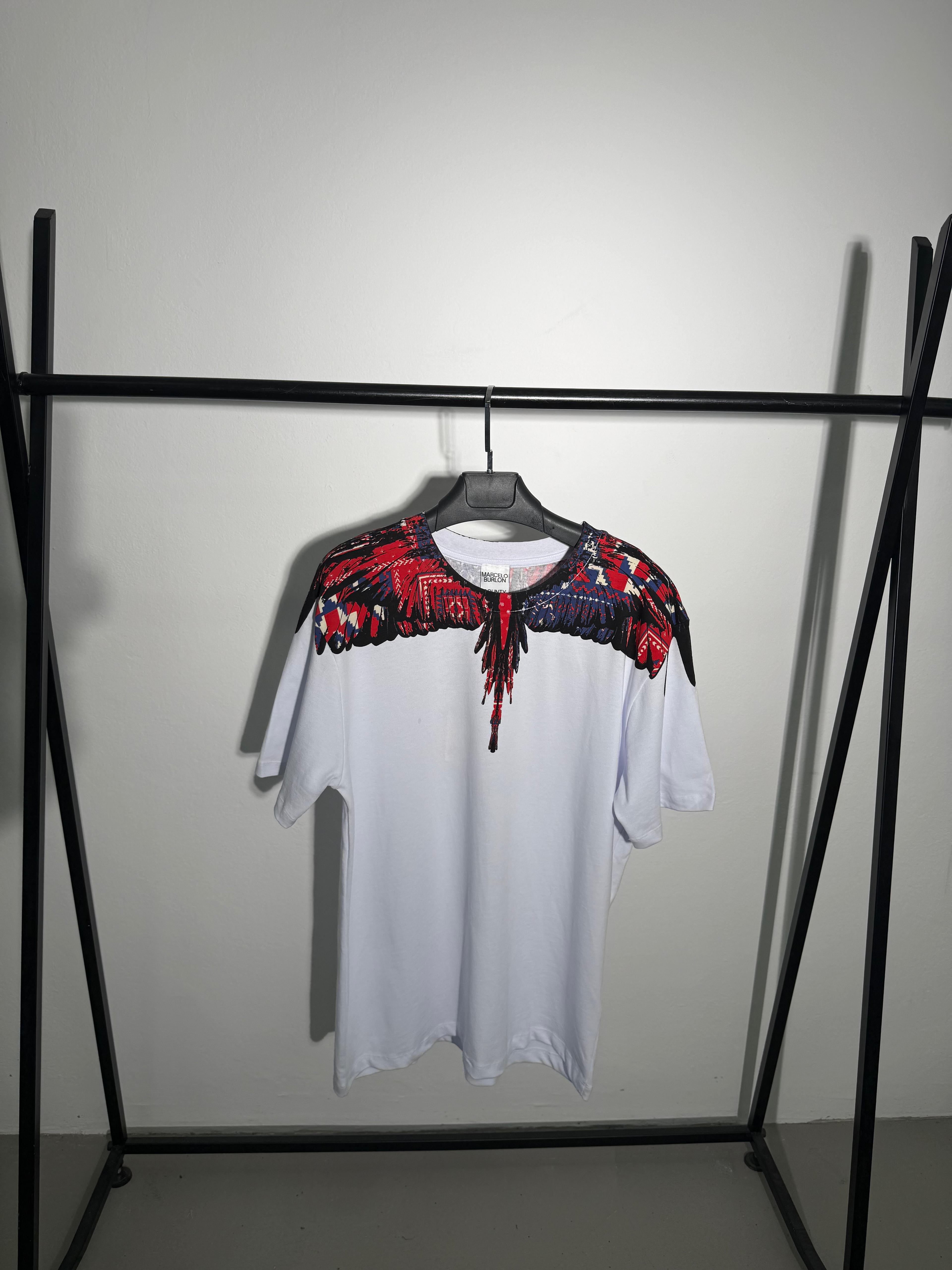 Marcelo Burlon Tişört - Beyaz