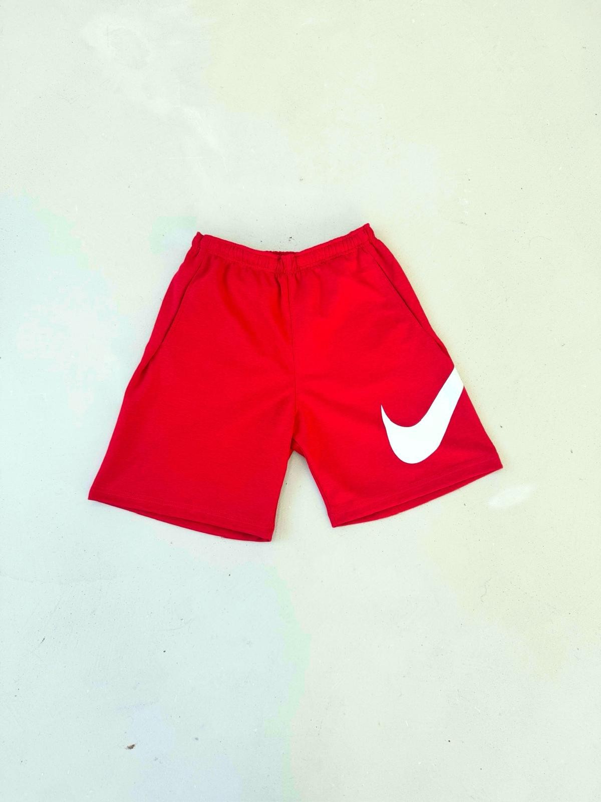 Nike Big Swoosh Şort - Kırmızı