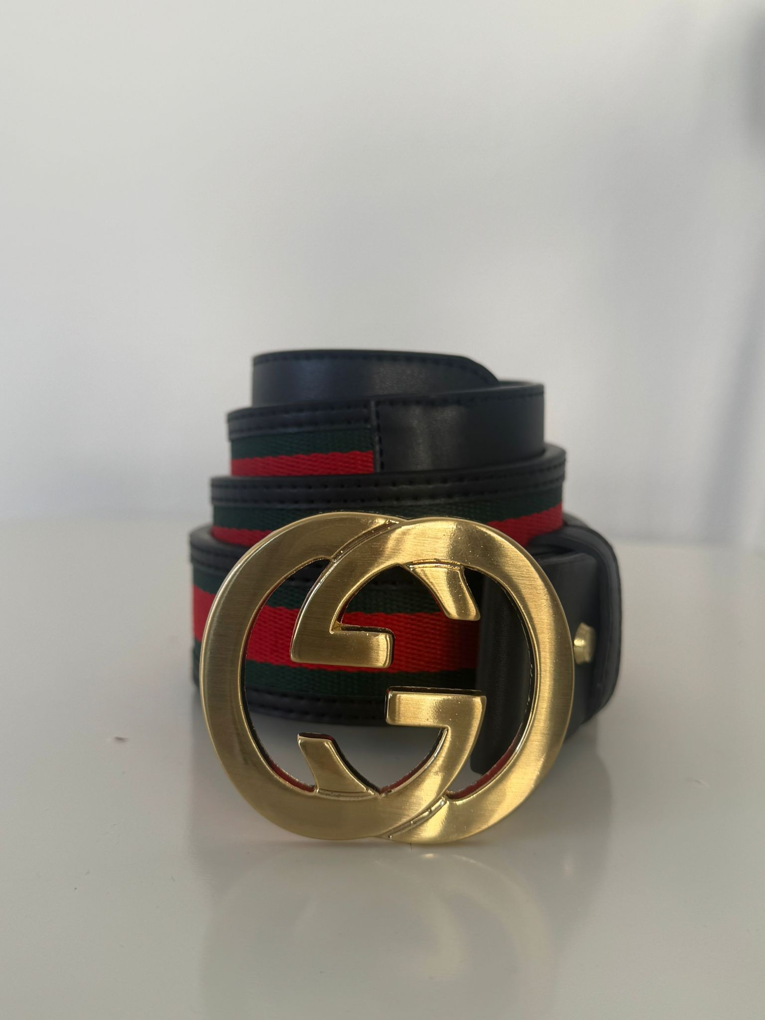 Gucci Kumaş İşlemeli Kemer