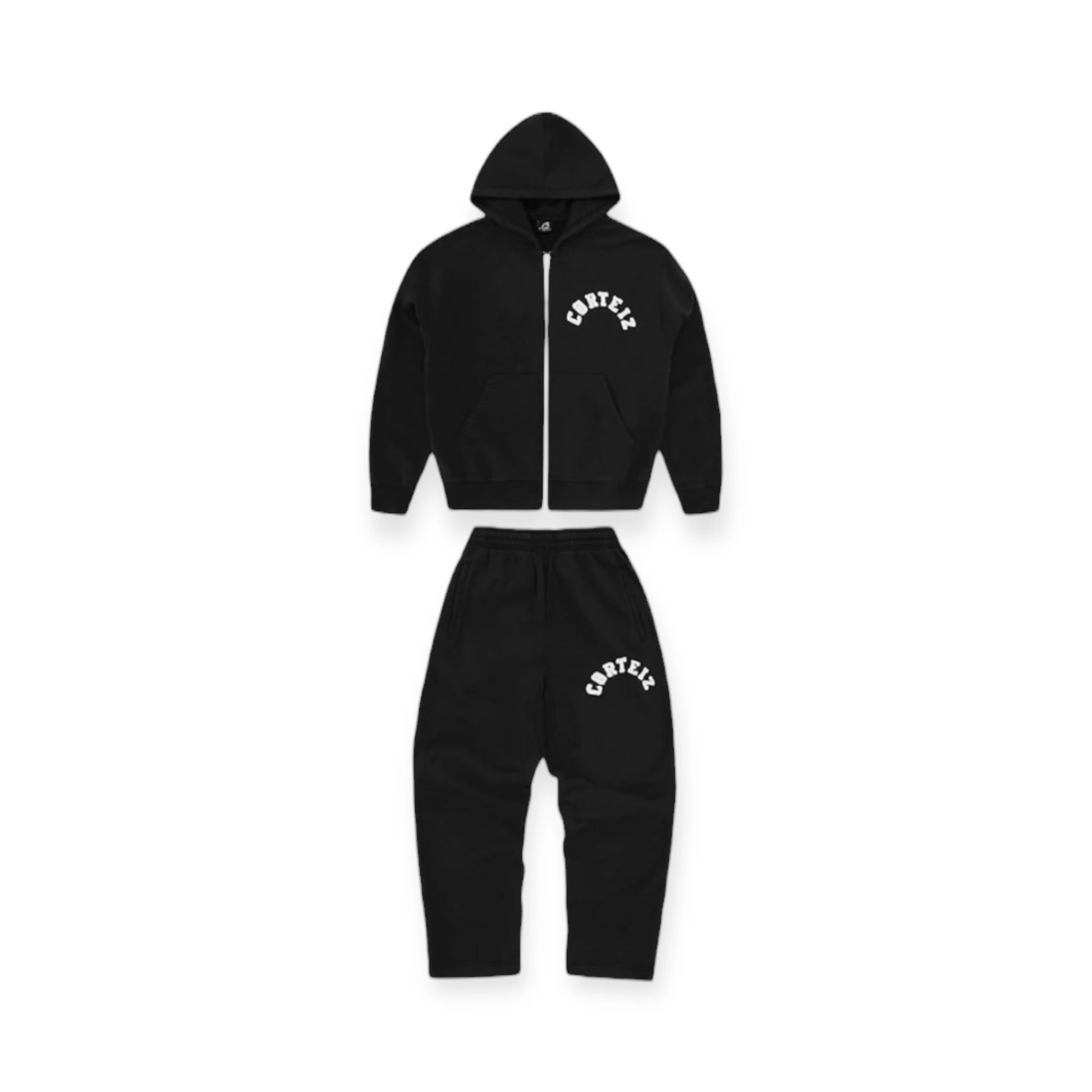 Corteiz Colly Arch Tracksuit - Siyah