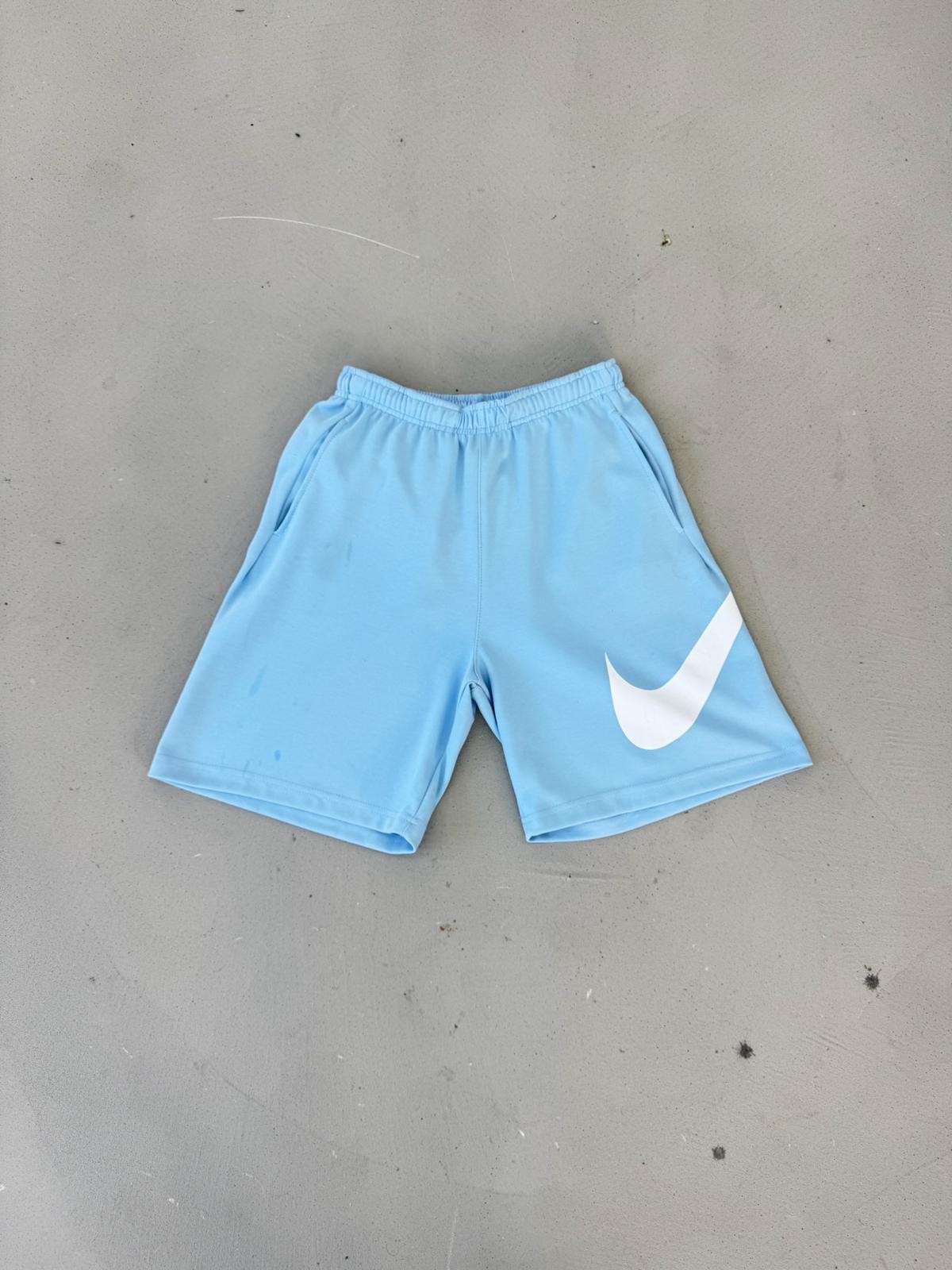 Nike Big Swoosh Şort - Bebek Mavisi