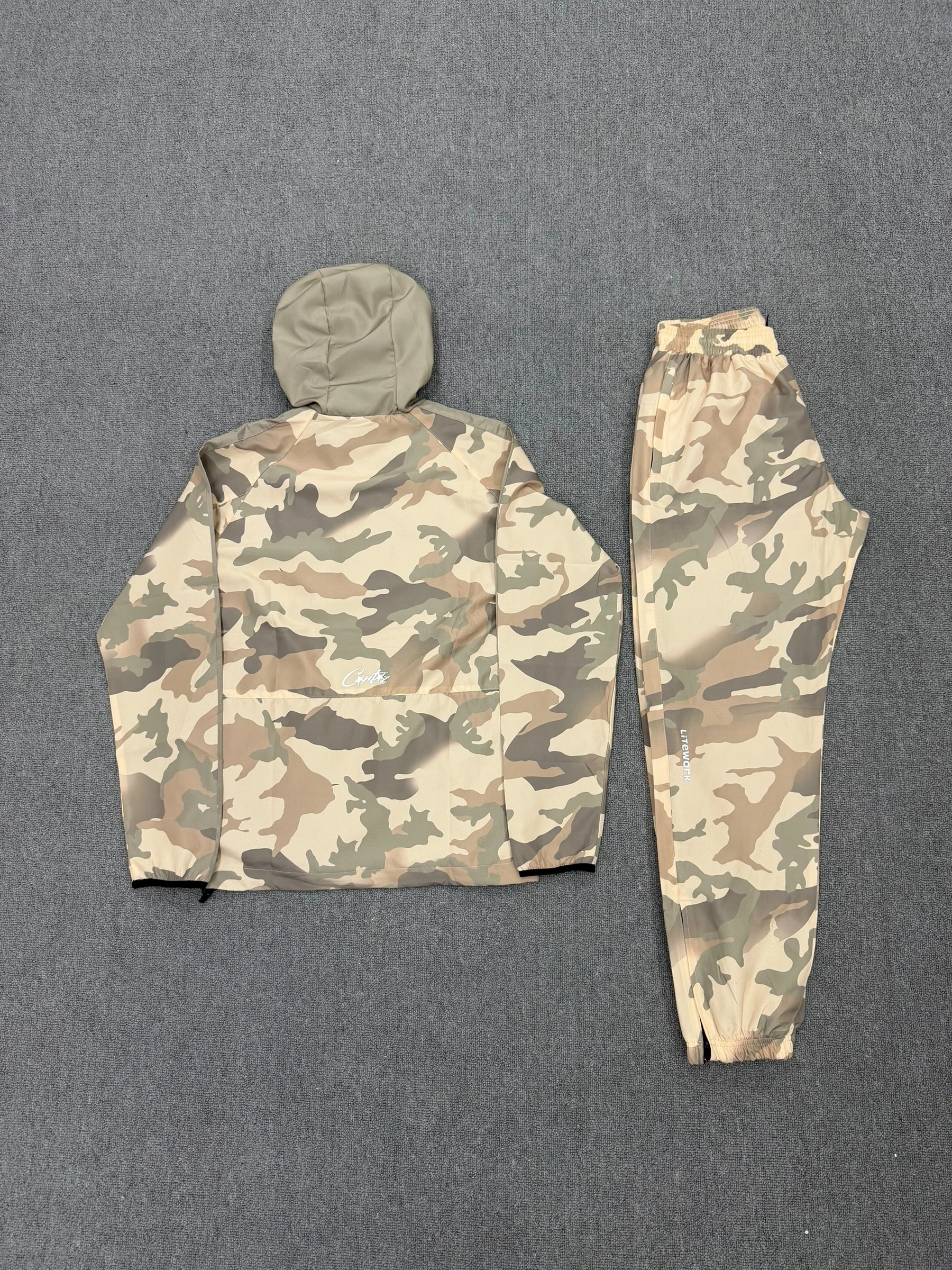 Corteiz Dual-Layer Litework 'Desert Camo Tracksuit