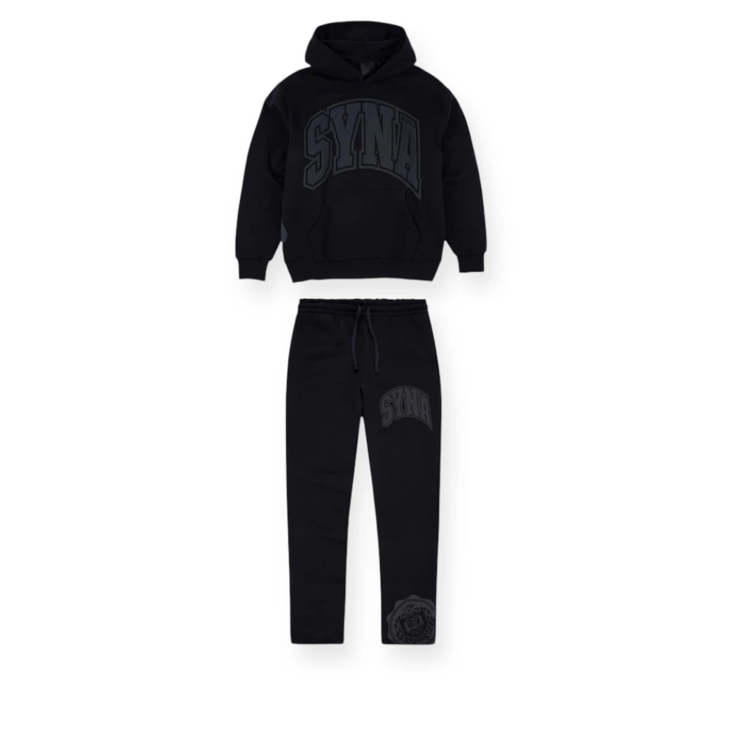Syna World College Logo Tracksuit  - Siyah