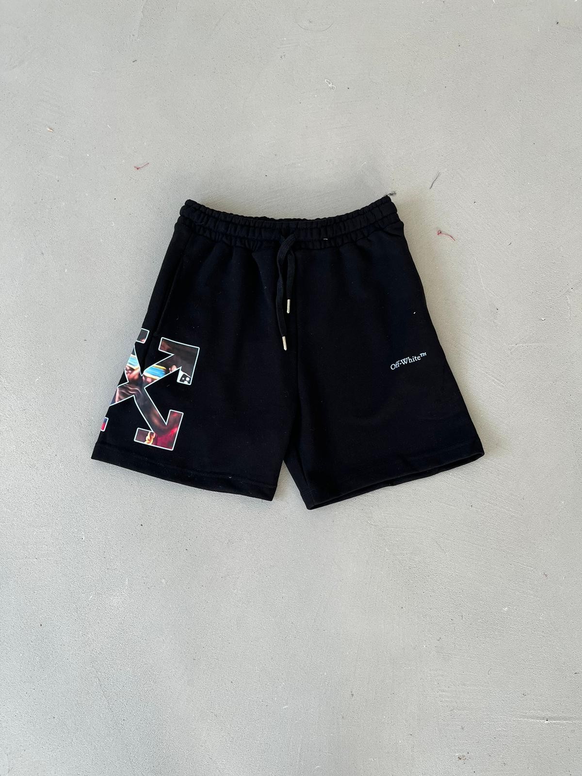 Off White Şort - Siyah