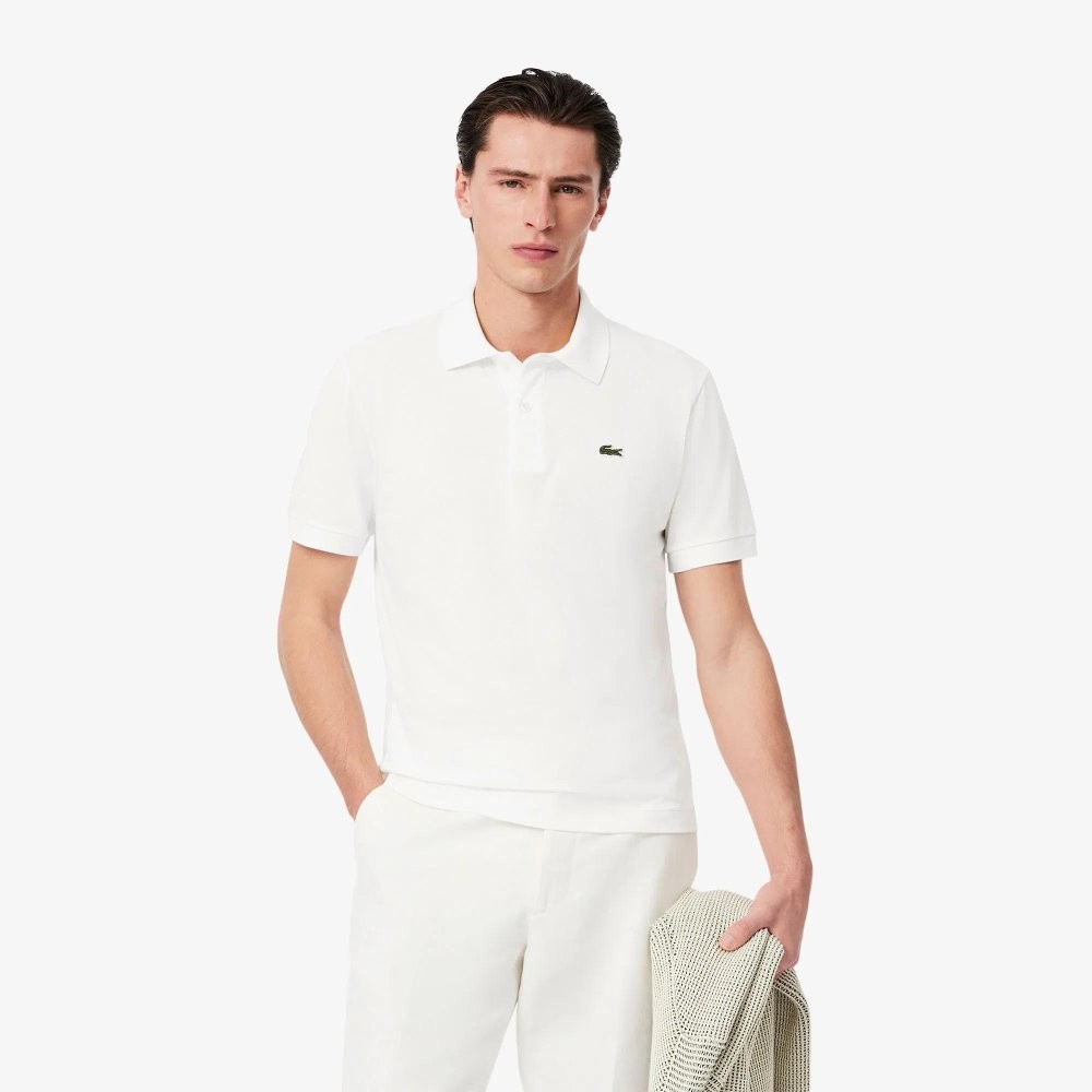 Lacoste Polo Yaka - Beyaz