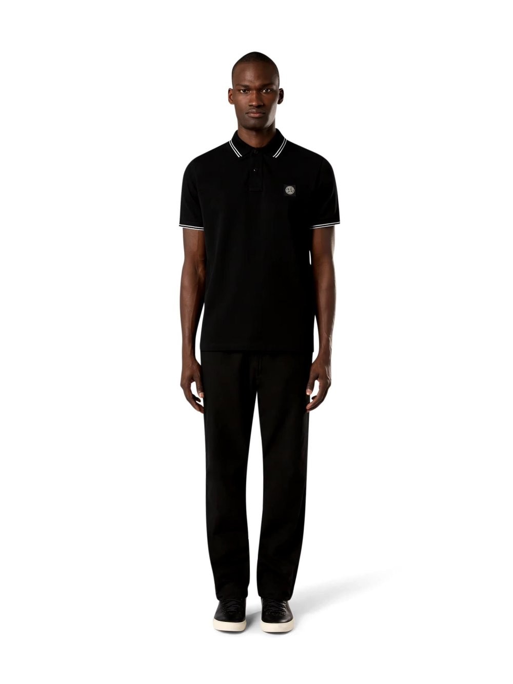 Stone Island Polo Yaka - Siyah