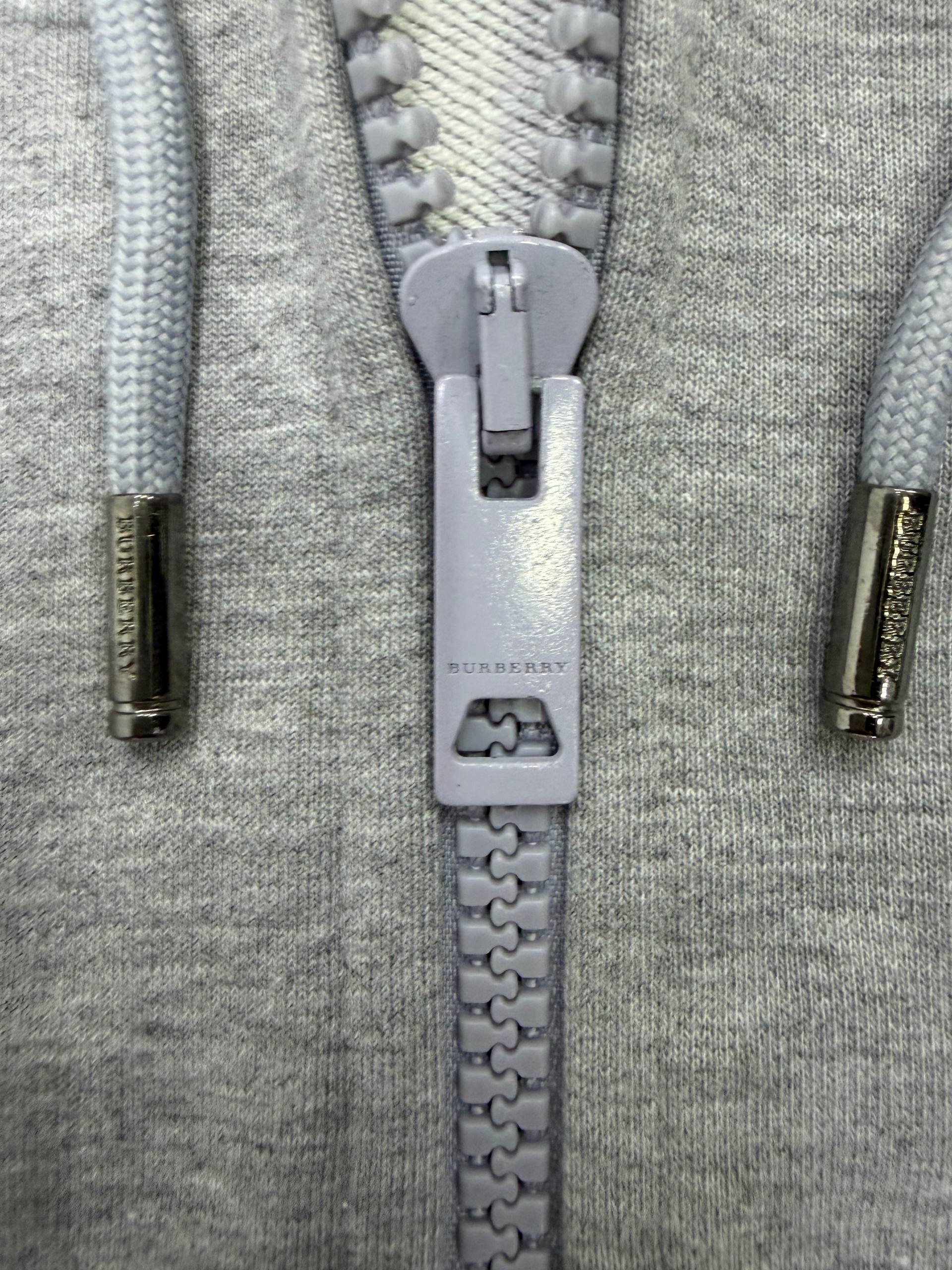 Burberry zip hırka gri