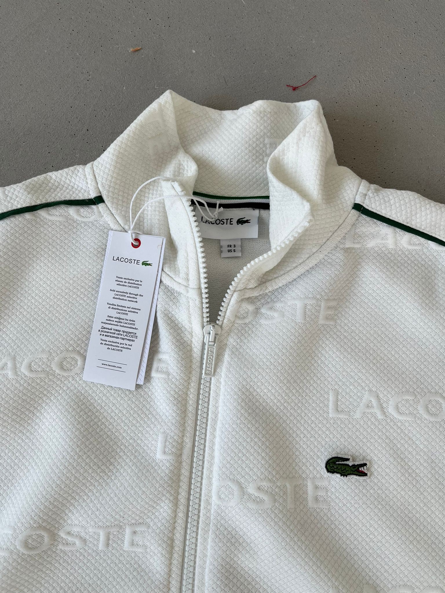 Lacoste Çizgili Eşofman Takımı 