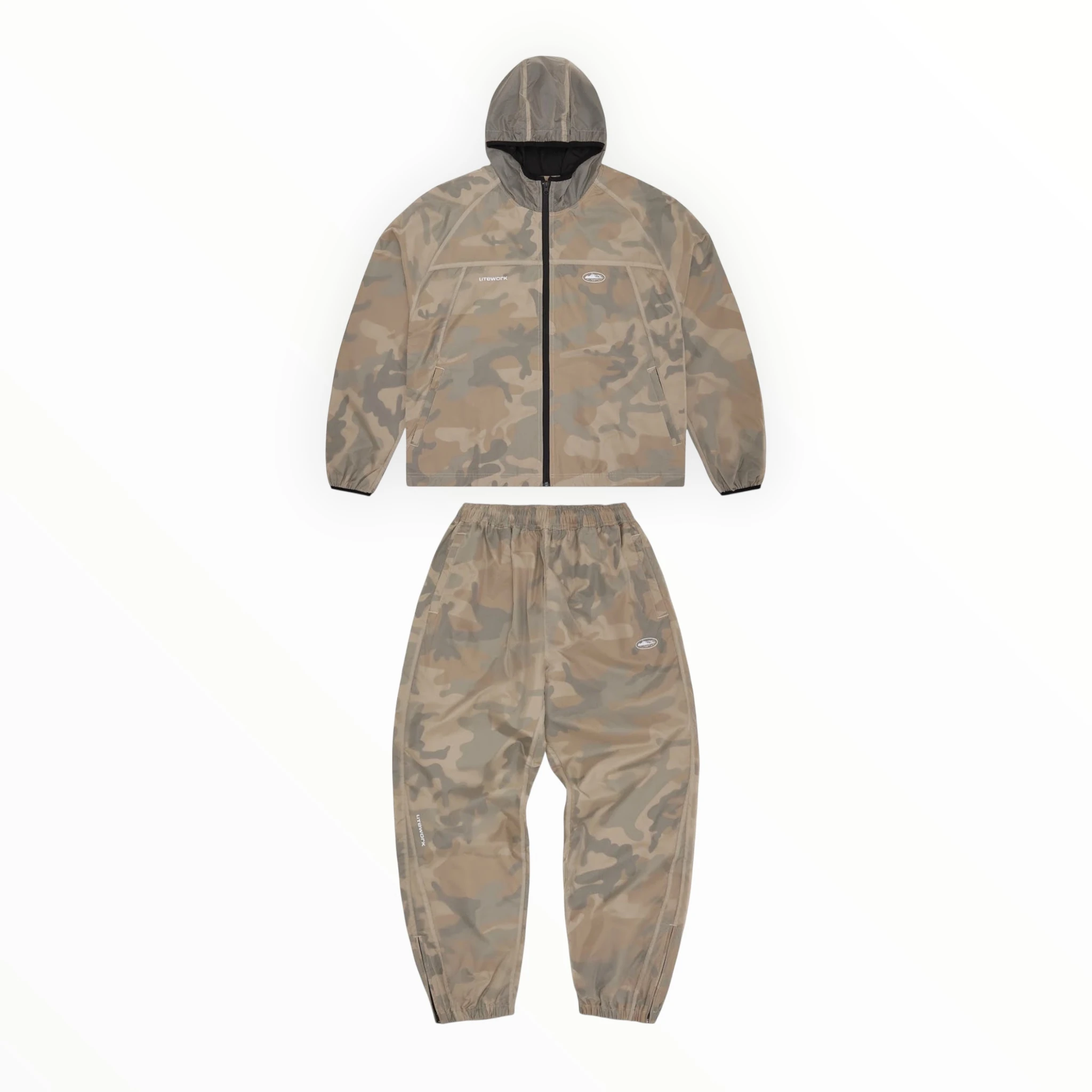 Corteiz Dual-Layer Litework 'Desert Camo Tracksuit