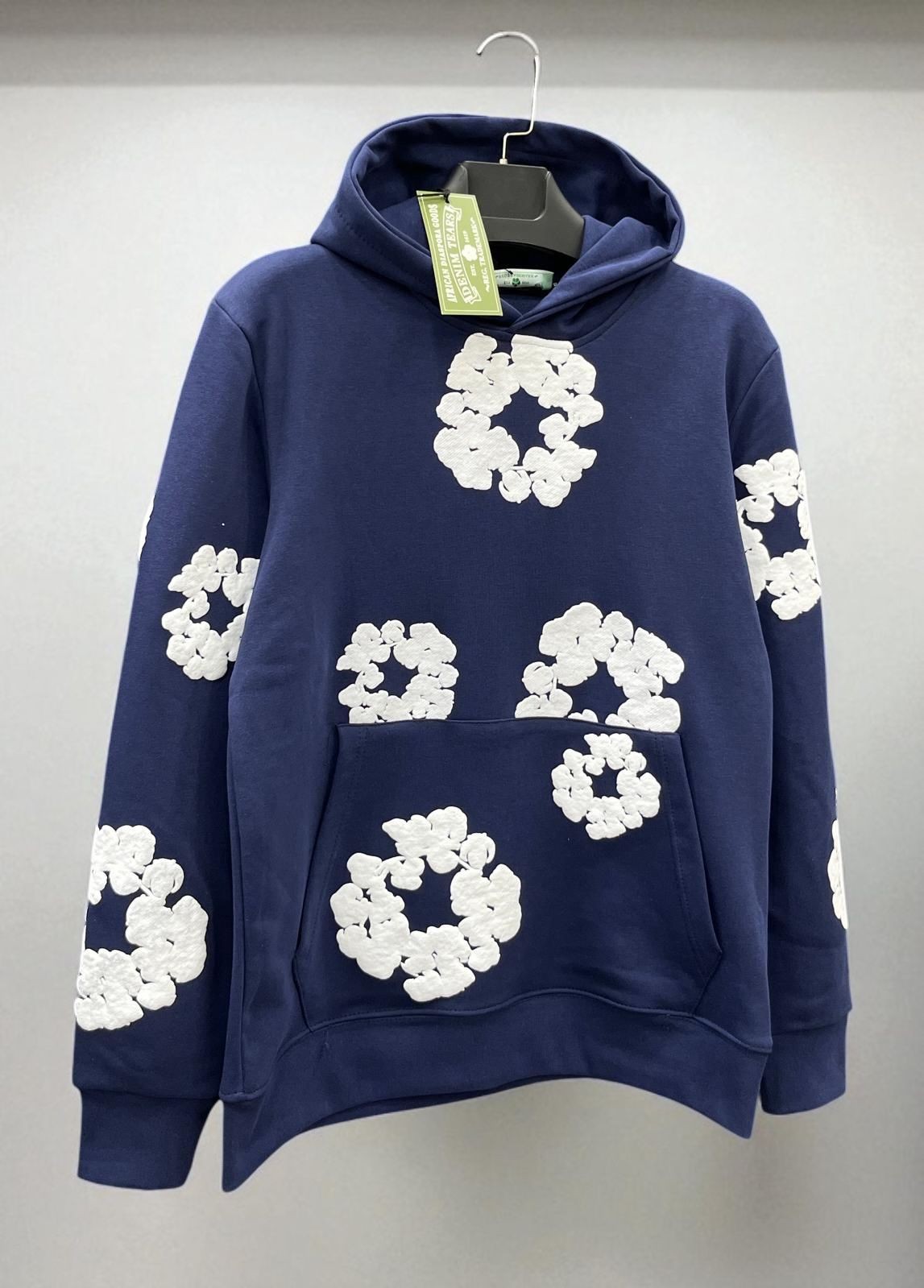 Denim Tears Hoodie - Lacivert-Beyaz