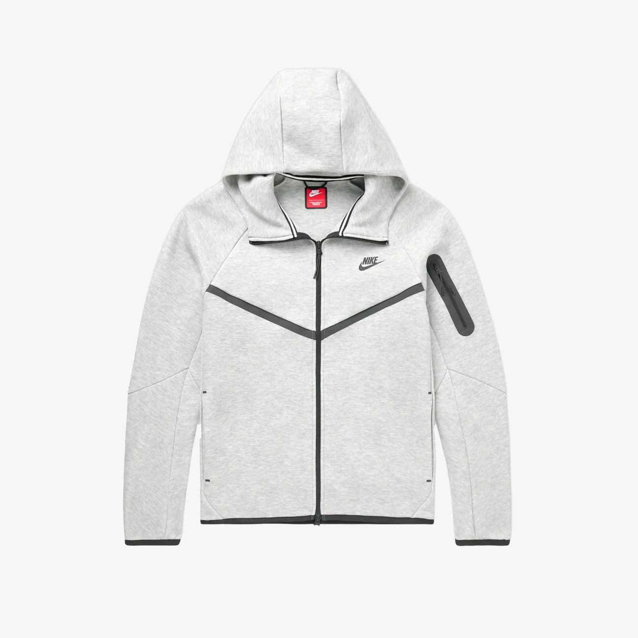 Tech Fleece 2025 Üst Zip - Gri