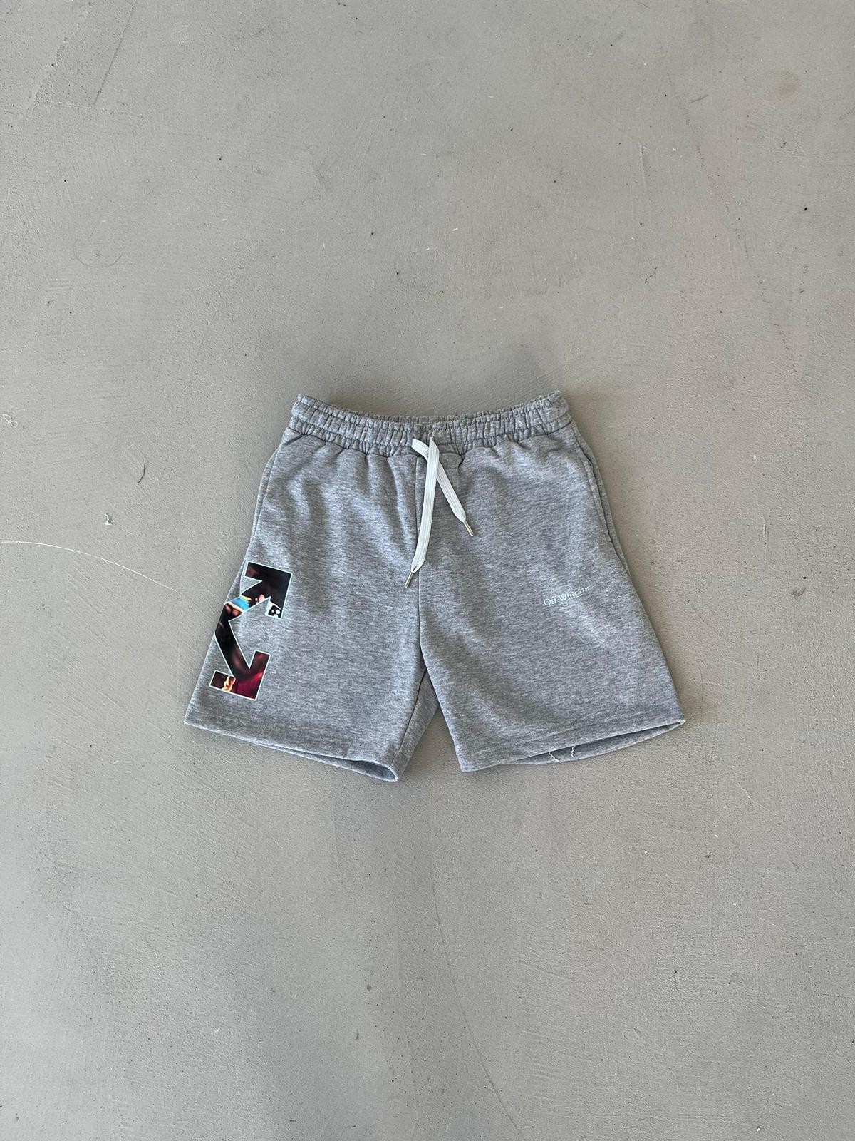 Off White Şort - Gri