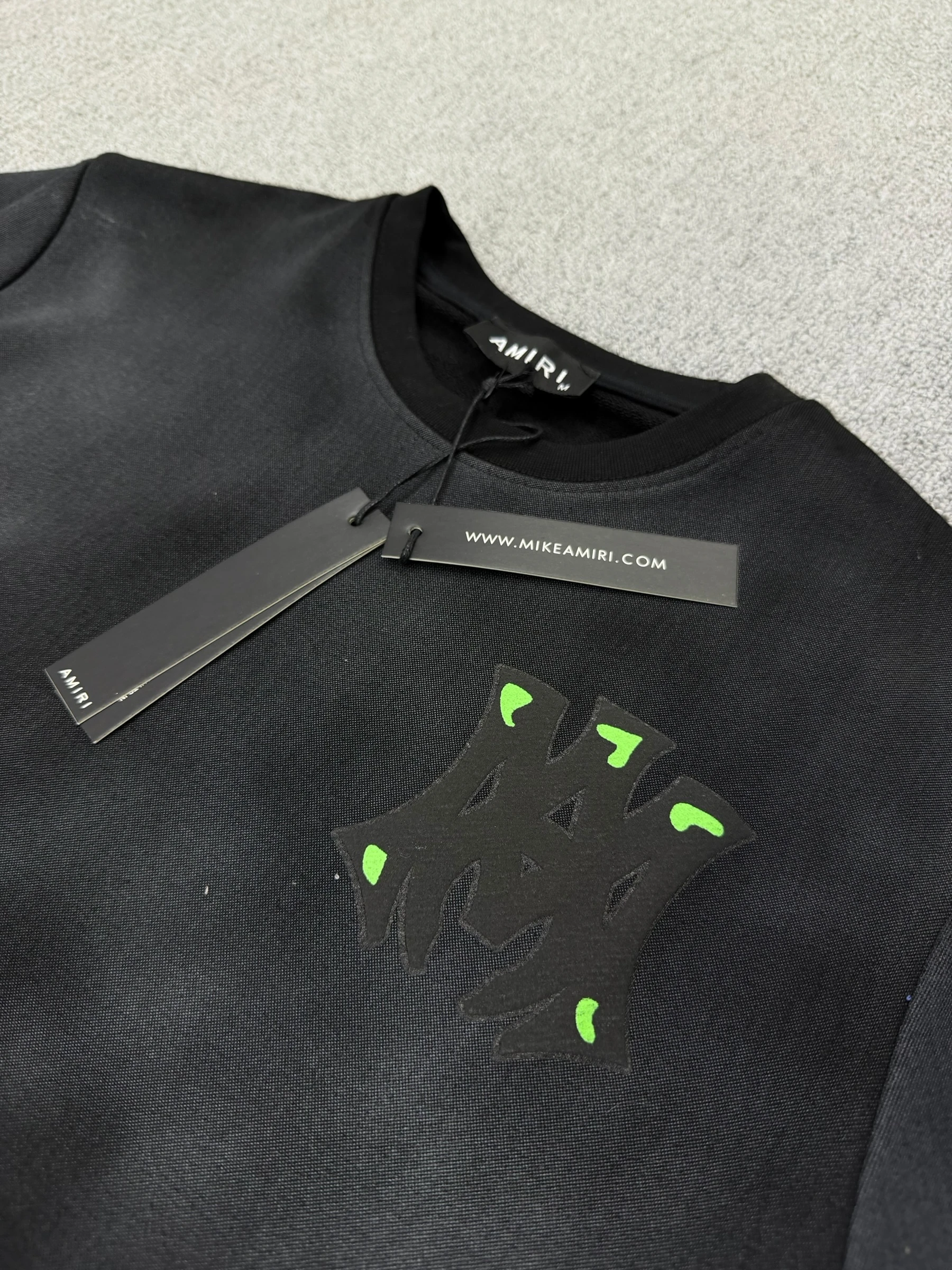 Ami Faded Black Sweatshirt 