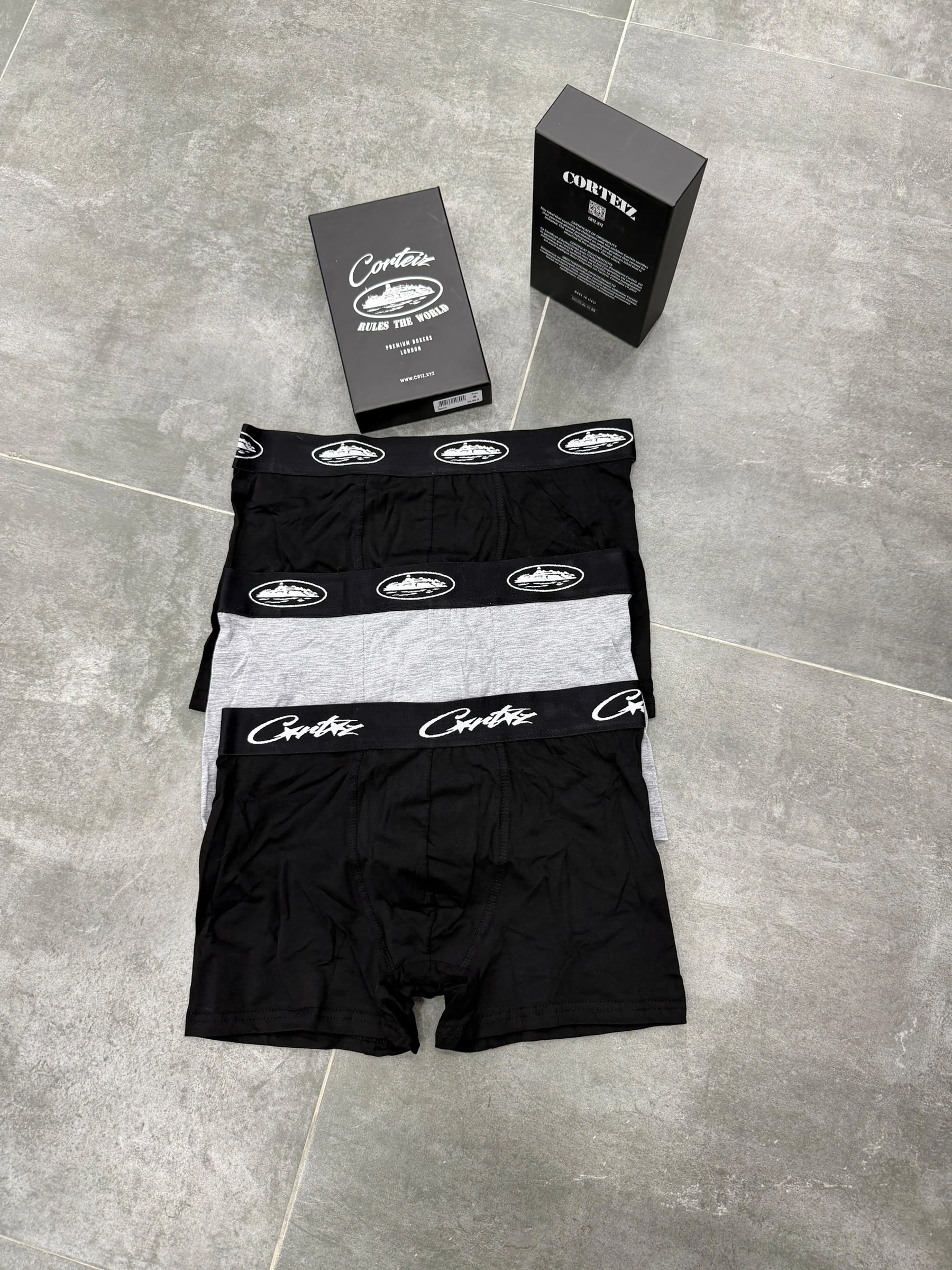 Corteiz alcatraz Boxer Seti