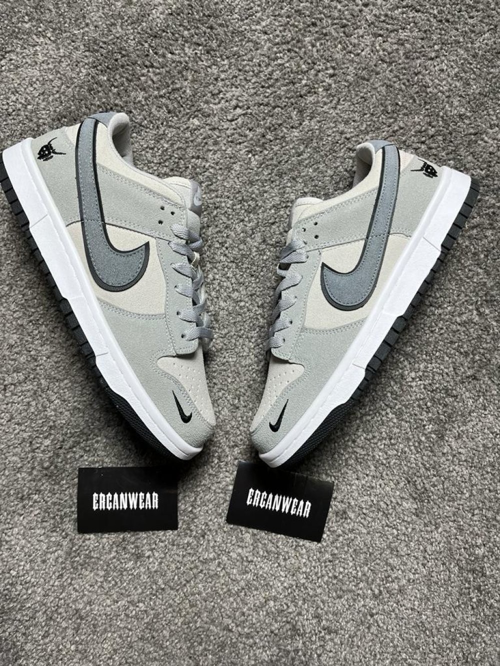 Nike Dunk Low Gri Nubuk Setsubun