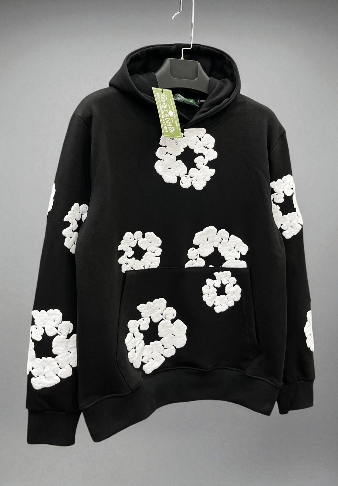 Denim Tears Hoodie - Siyah-Beyaz