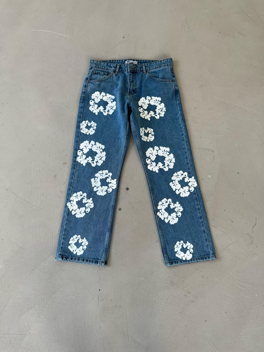 Denim Tears Kot - Mavi-Beyaz