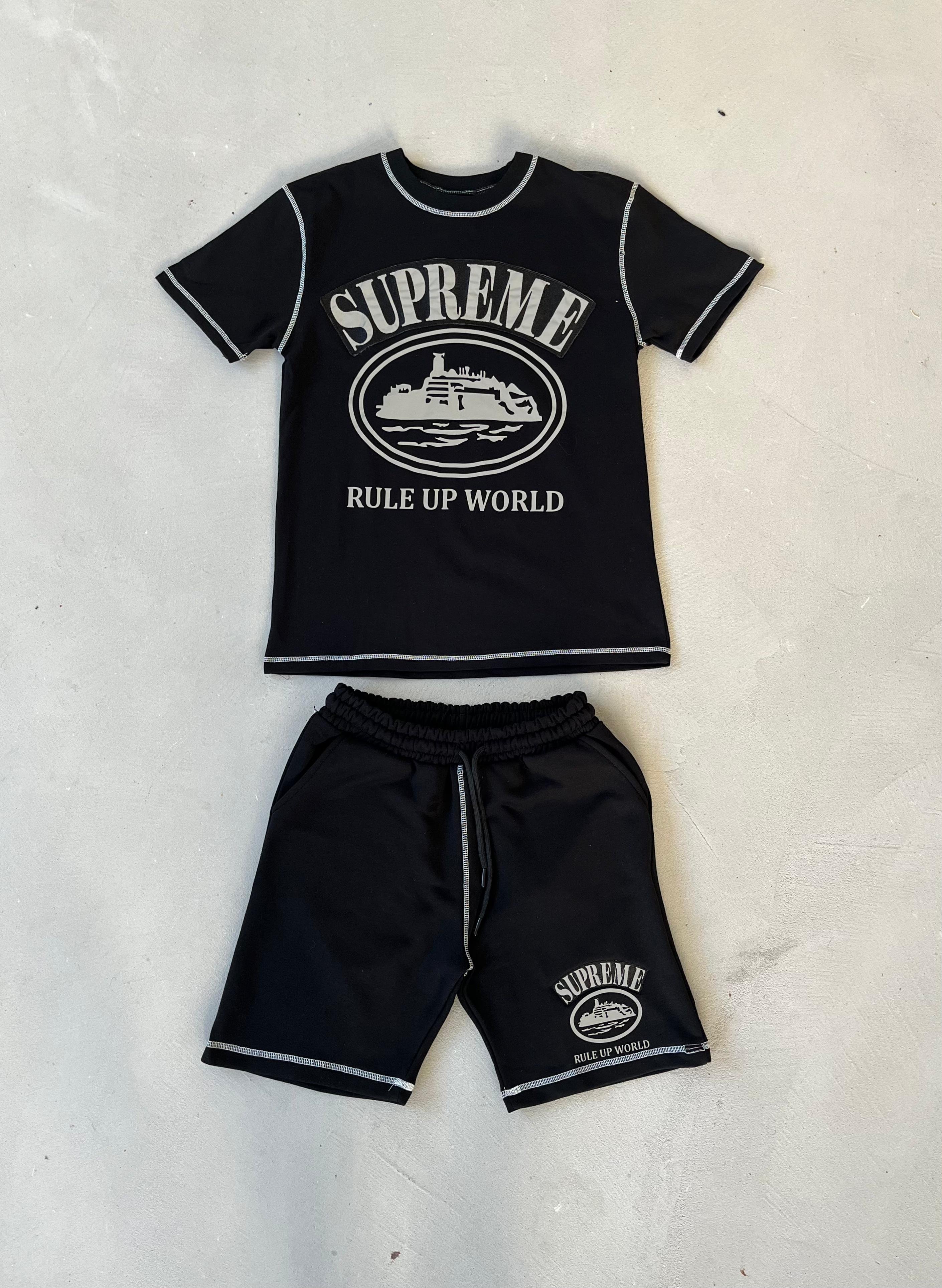 Corteiz X Supreme Reflektif Yazlık Takım