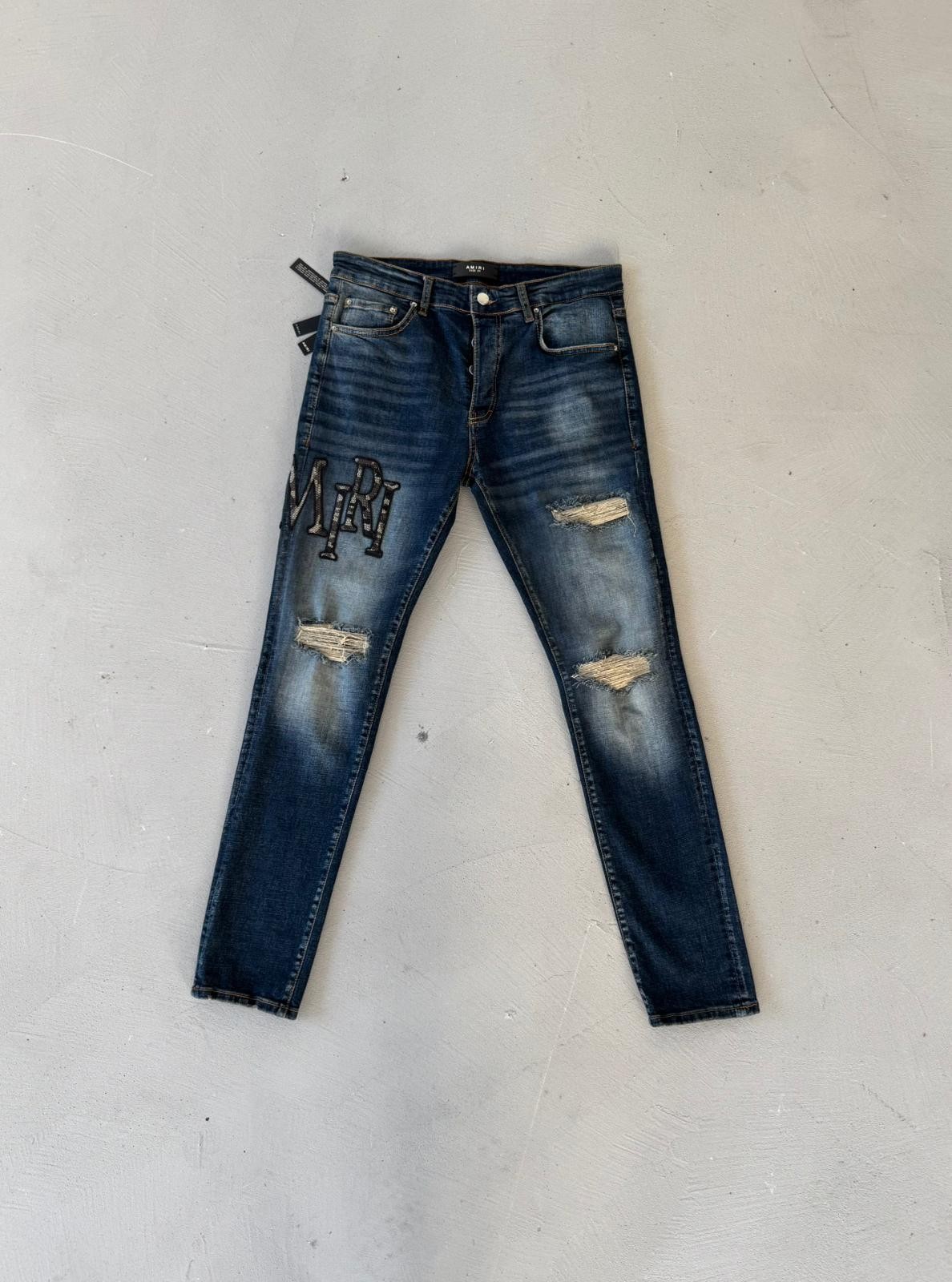 Amiri Koyu Kot Pantolon