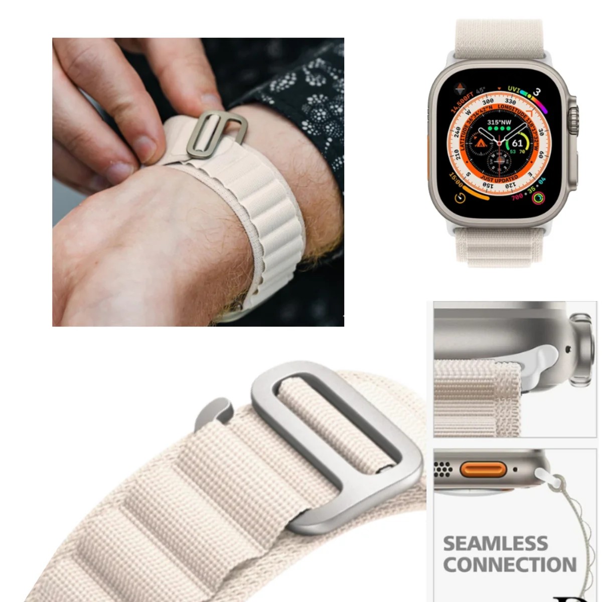 Apple Watch Uyumlu Alpine Kordonlar