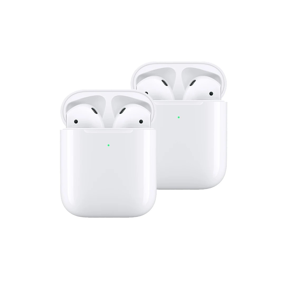 2 Adet AirPods 2.Nesil ve Kablosuz Şarj Kutusu ( Premium )  