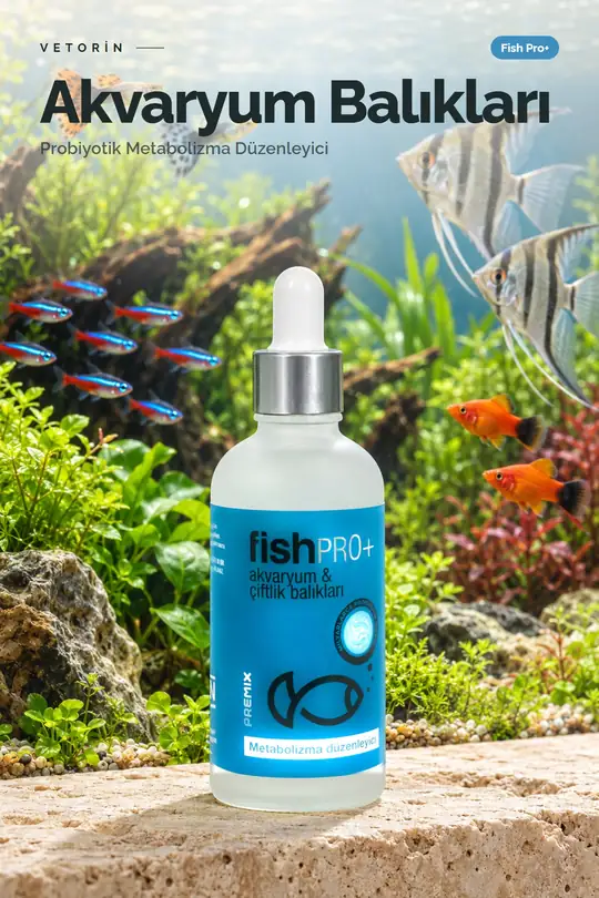 Fish Pro+ Akvaryum Balıkları İçin Probiyotik Metabolizma Düzenleyici