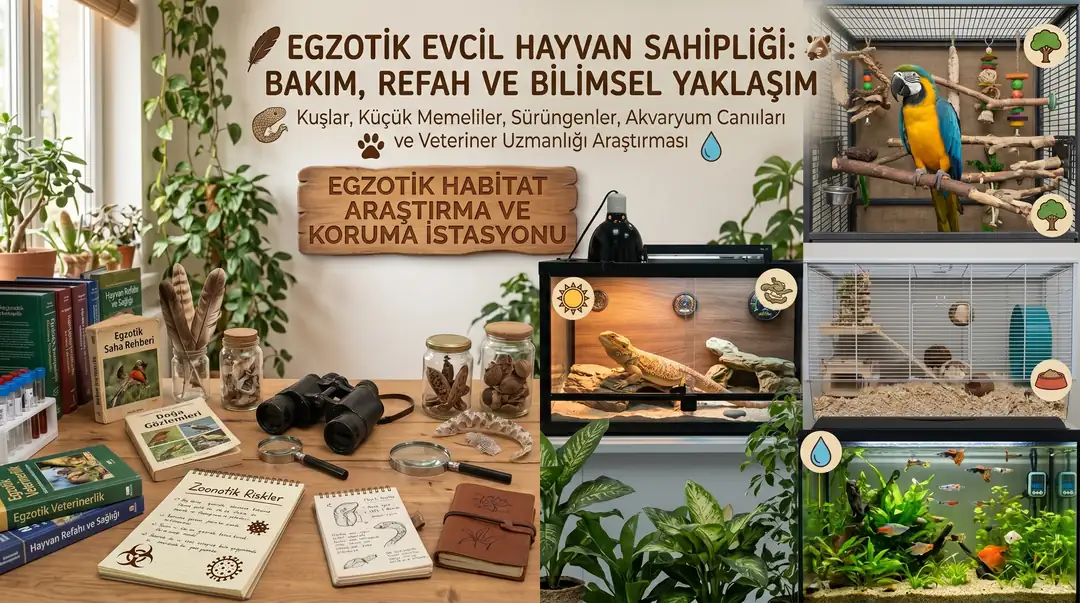 Egzotik hayvanların tedavisi, tür çeşitliliği nedeniyle özel uzmanlık gerektirir. Tanı ve tedavi süreçleri, geleneksel evcil hayvanlara göre daha karmaşıktır (Quesenberry & Carpenter, 2012).