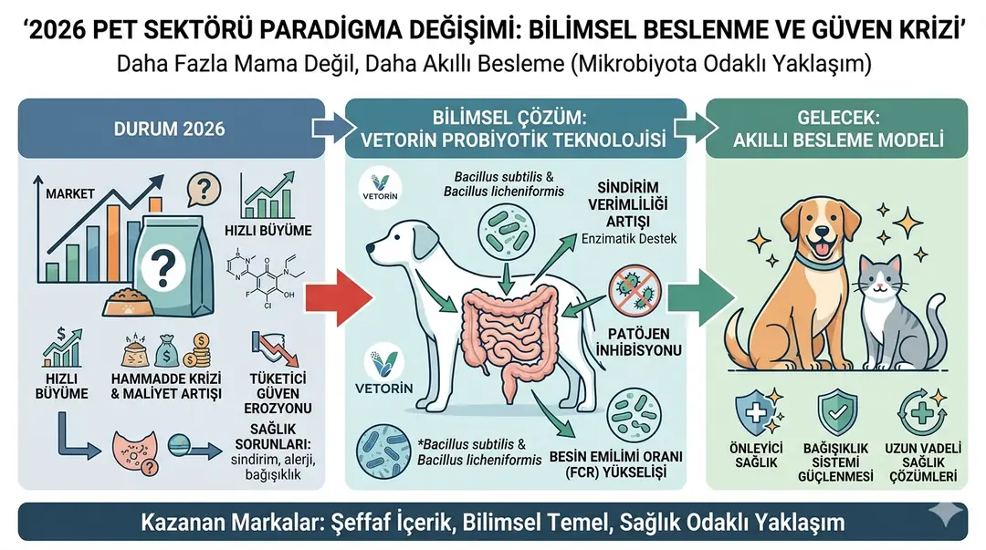Vetorin gibi markaların konumlandığı bu stratejik nokta, tüketiciye sadece bir ürün değil, veteriner maliyetlerini uzun vadede düşüren bilimsel bir sigorta sunmaktadır.