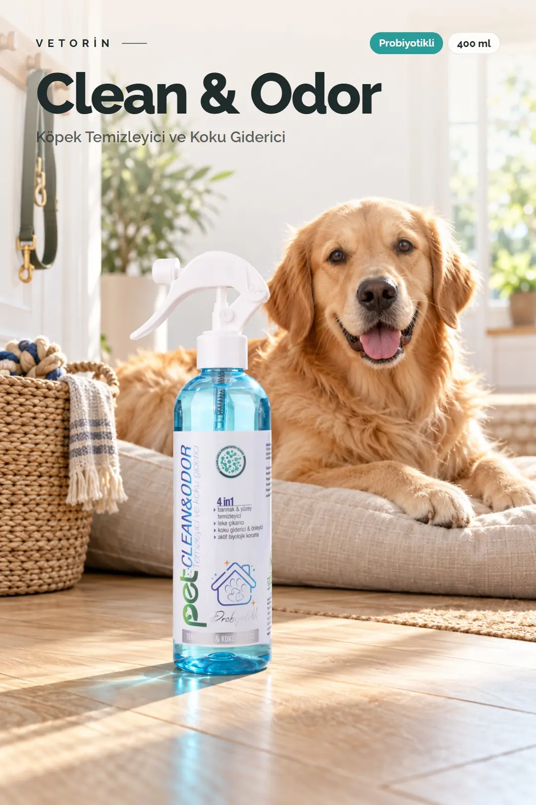 Köpek ve Vetorin Pet Pro+ şişesi