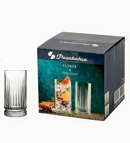 Elysia 4 Adet Su Meşrubat Bardağı 520125 280 Cc