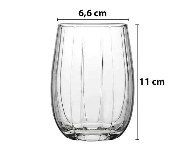 18 Li Linka Bardak Su Bardağı - Meşrubat Bardağı 3 Boy 96820