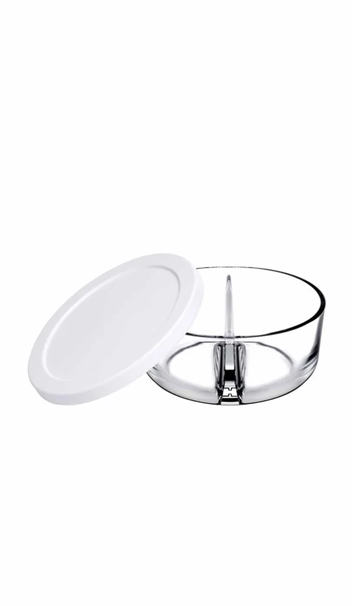 Polar 2 Bölmeli Saklama Kabı Beyaz Kapaklı 530683