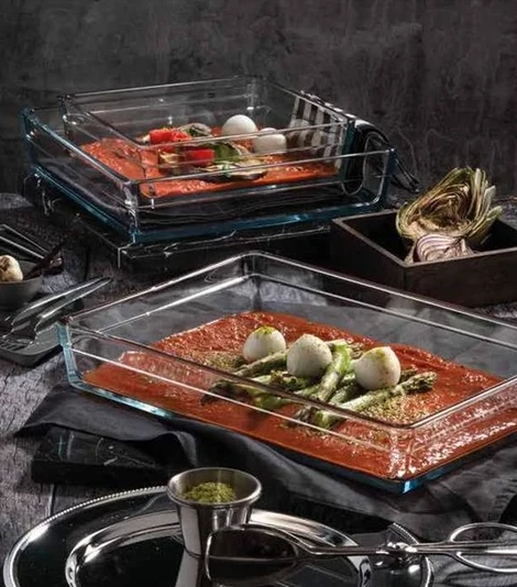 Dikdörtgen Paşabahçe Borcam 4350 cc Büyük Boy Premium 59334