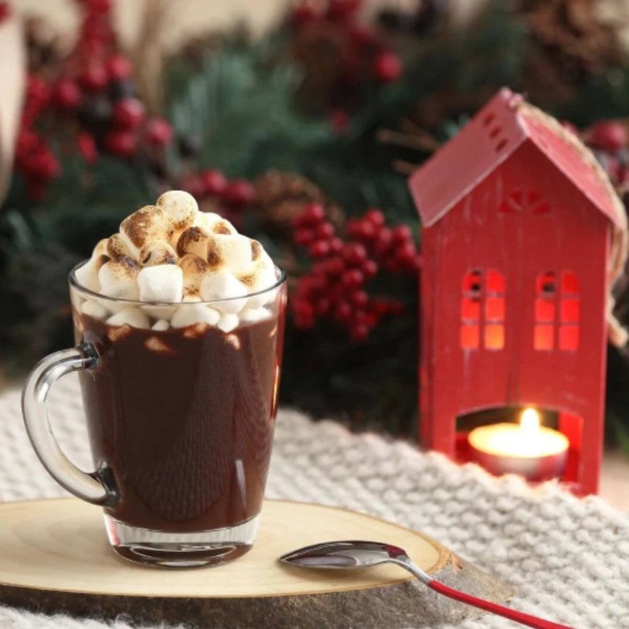 LAV Vega Cam Kupa 6 Kişilik 300 ml Kulplu (Kahve/Çay Bardağı)