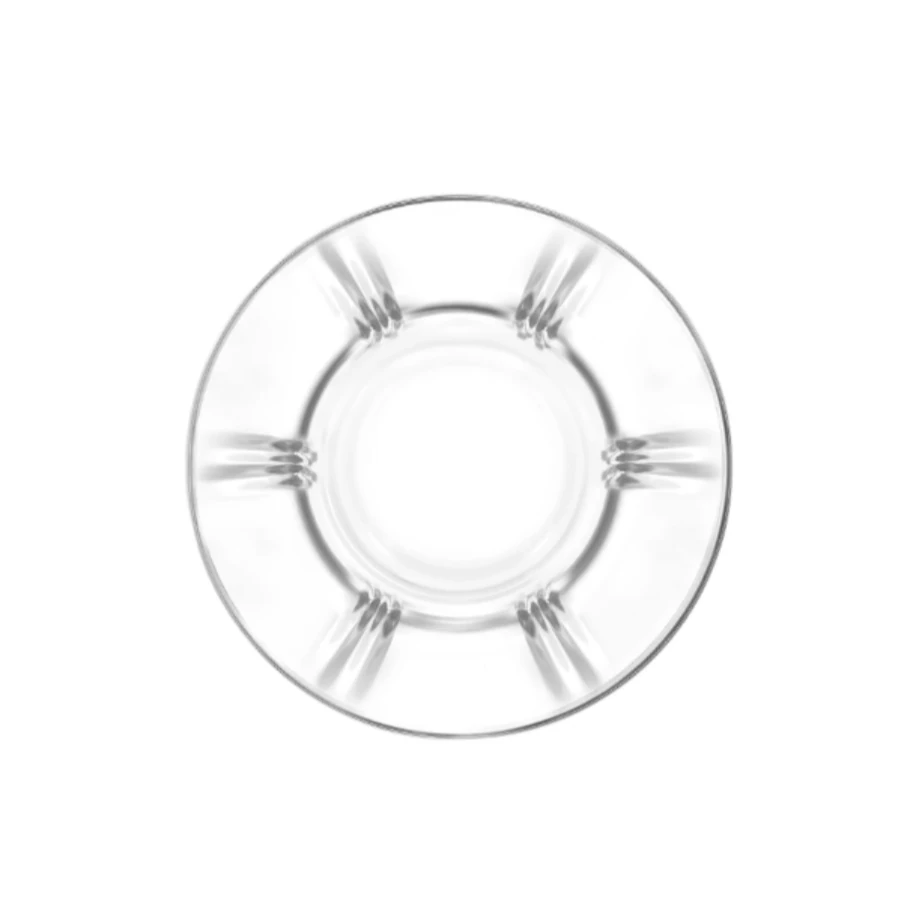 Lav Zoey Cam Çay Tabağı 6 Kişilik