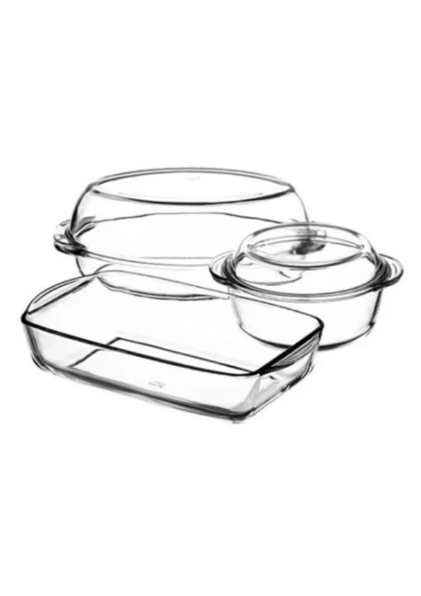 Borcam Fırın Seti 3'Lü Set 159053