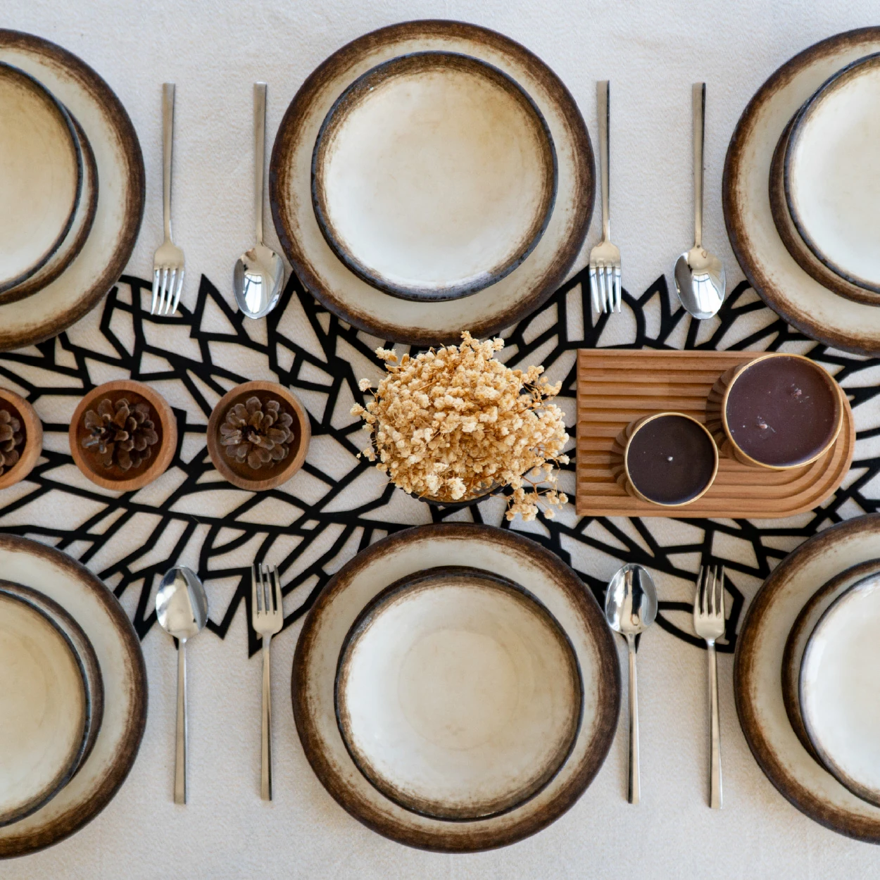 Terra Servizio di Piatti Porcellana