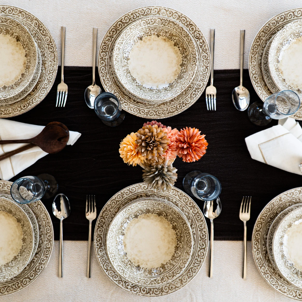 Lusso Servizio di Piatti Porcellana