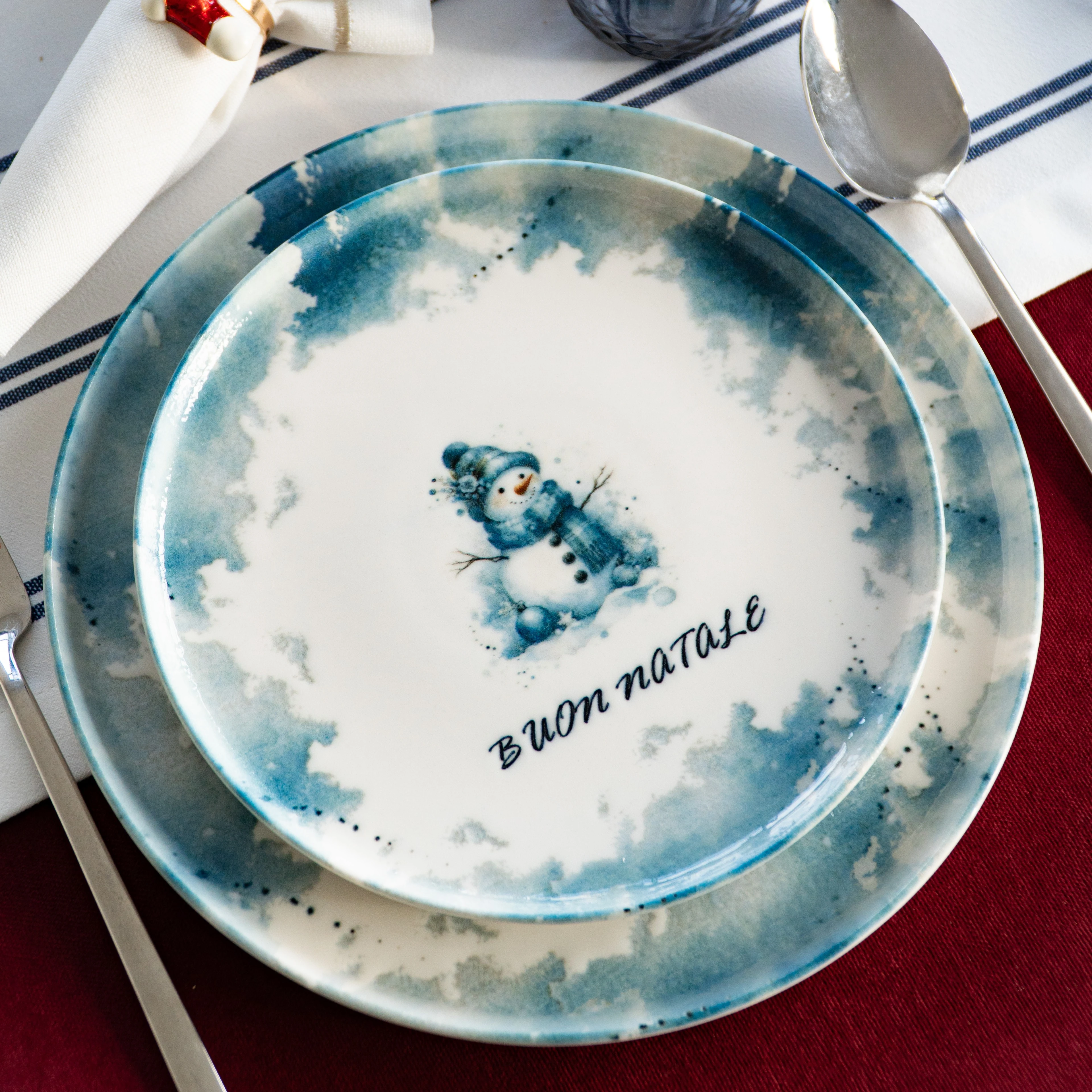 Ghiandoro Servizio di Piatti Porcellana