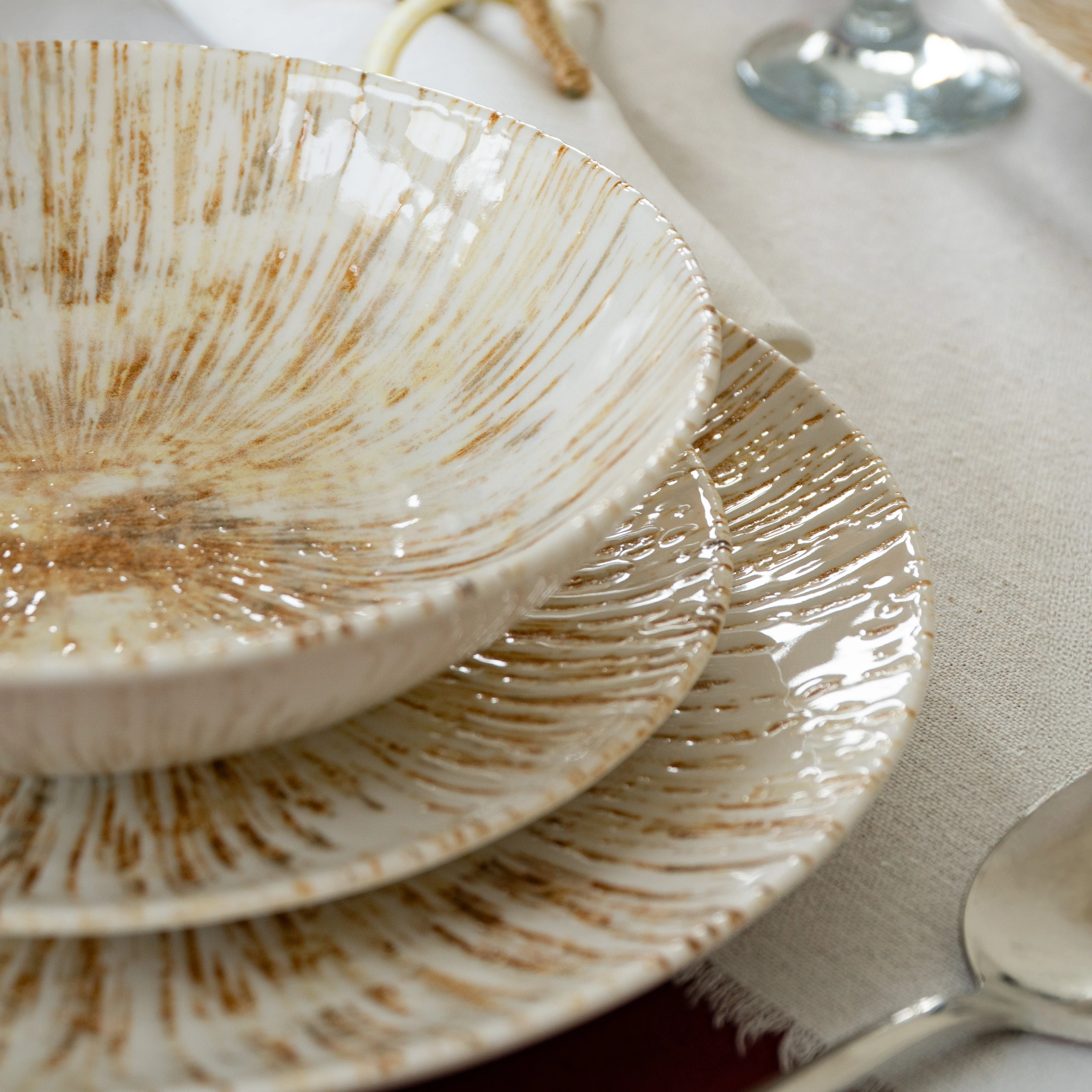 Patara Servizio di Piatti Porcellana