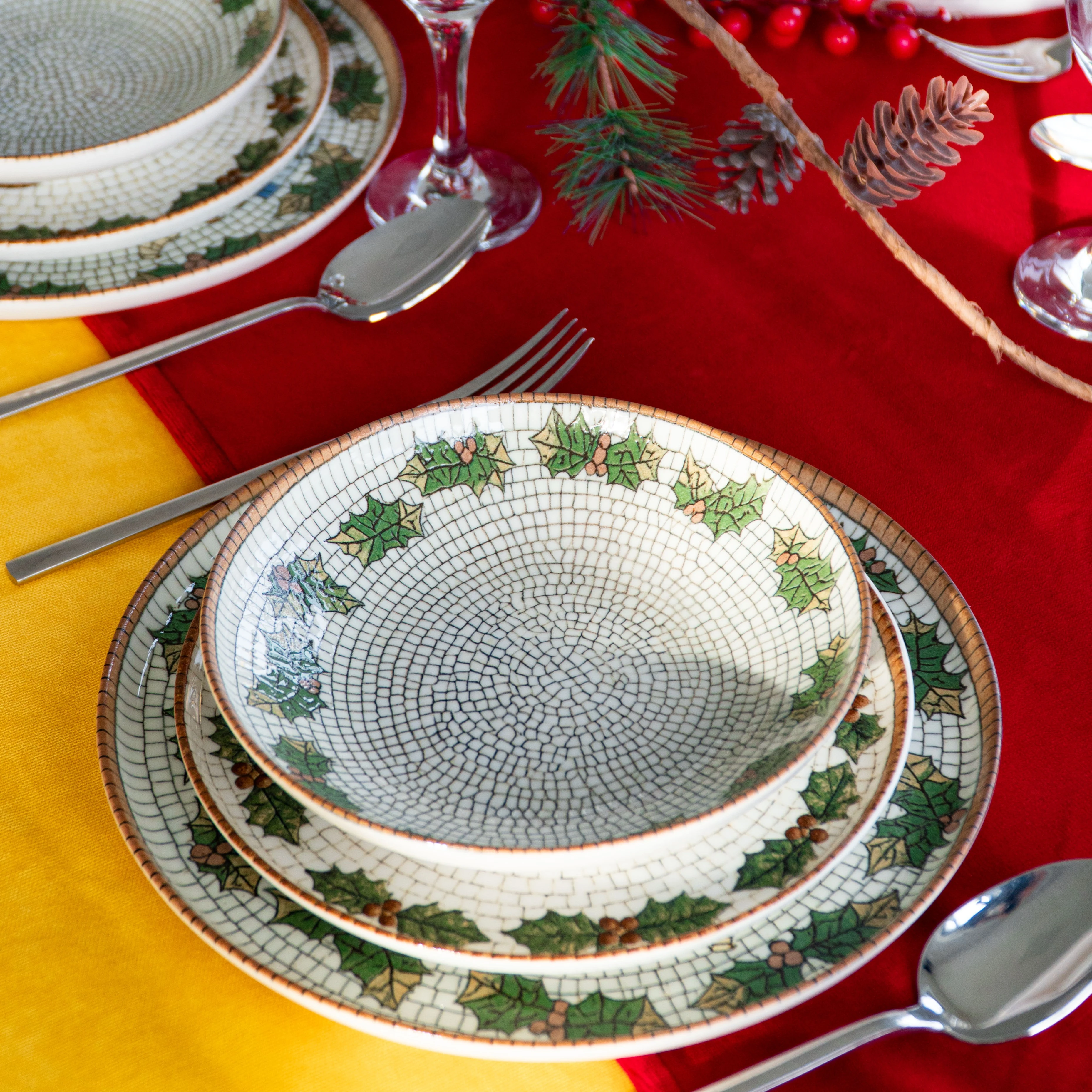 Festalia Servizio di Piatti Porcellana